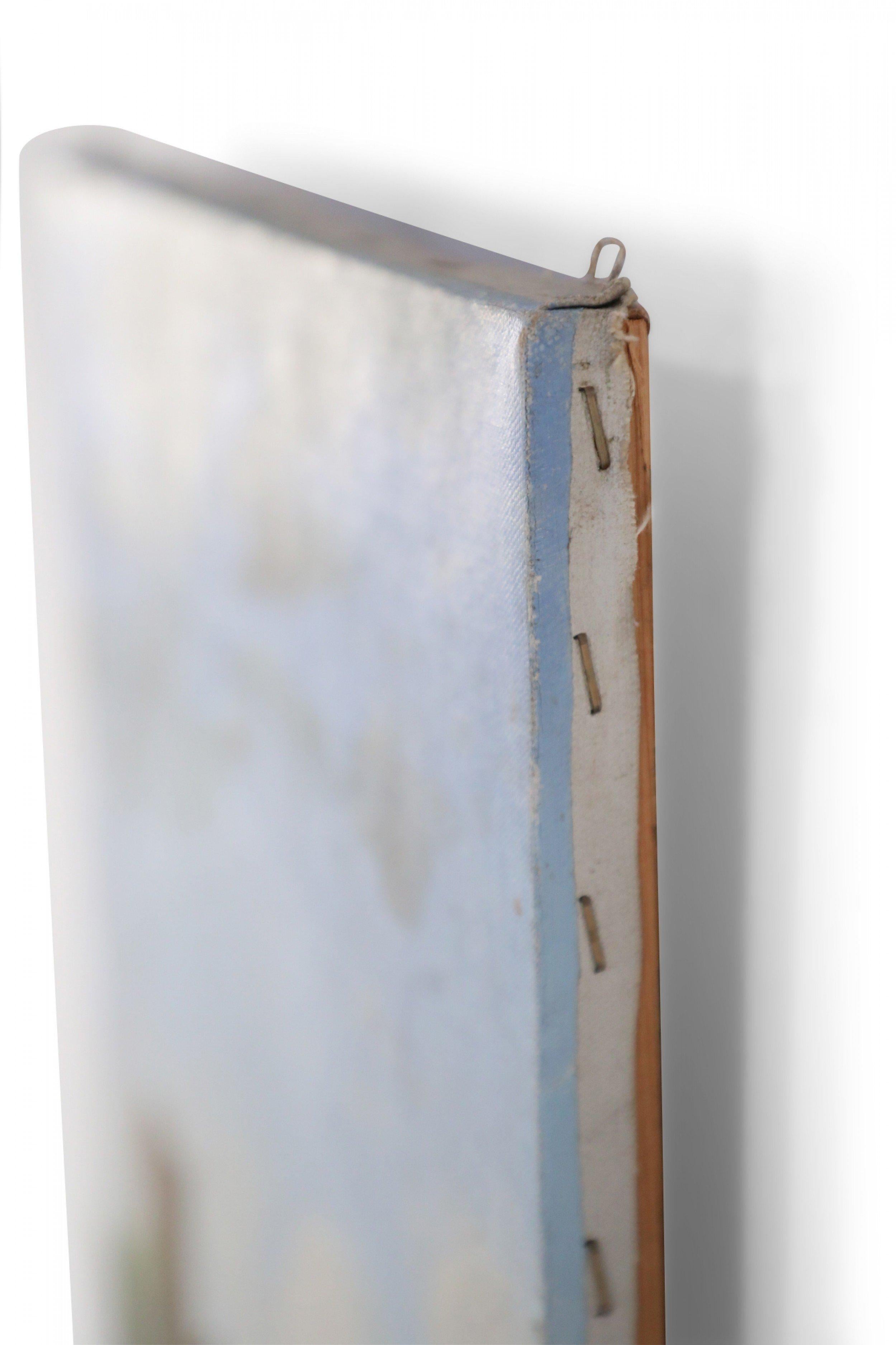 Casa junto al mar sobre un arco de piedra natural Pintura al óleo sobre lienzo siglo XX en venta