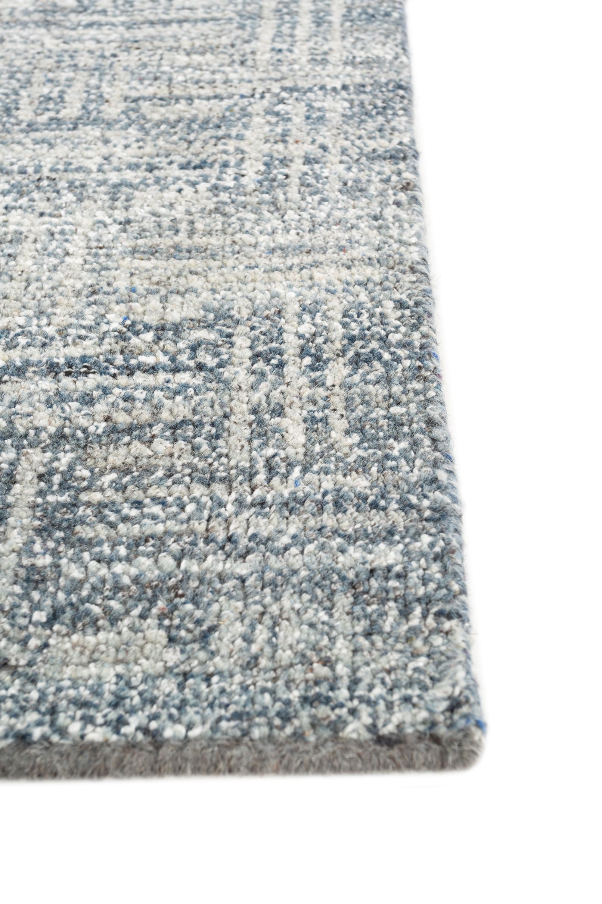 Imagine the soft caress of ocean waves translated into an enchanting rug that adorns your living space. Presenting this stunning rug from our manifest collection which reflects such a vibe. With its gentle hues of light blue, this rug invites you to