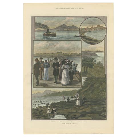 Seaside Resorts of Australia – Illustrated London News, 1889