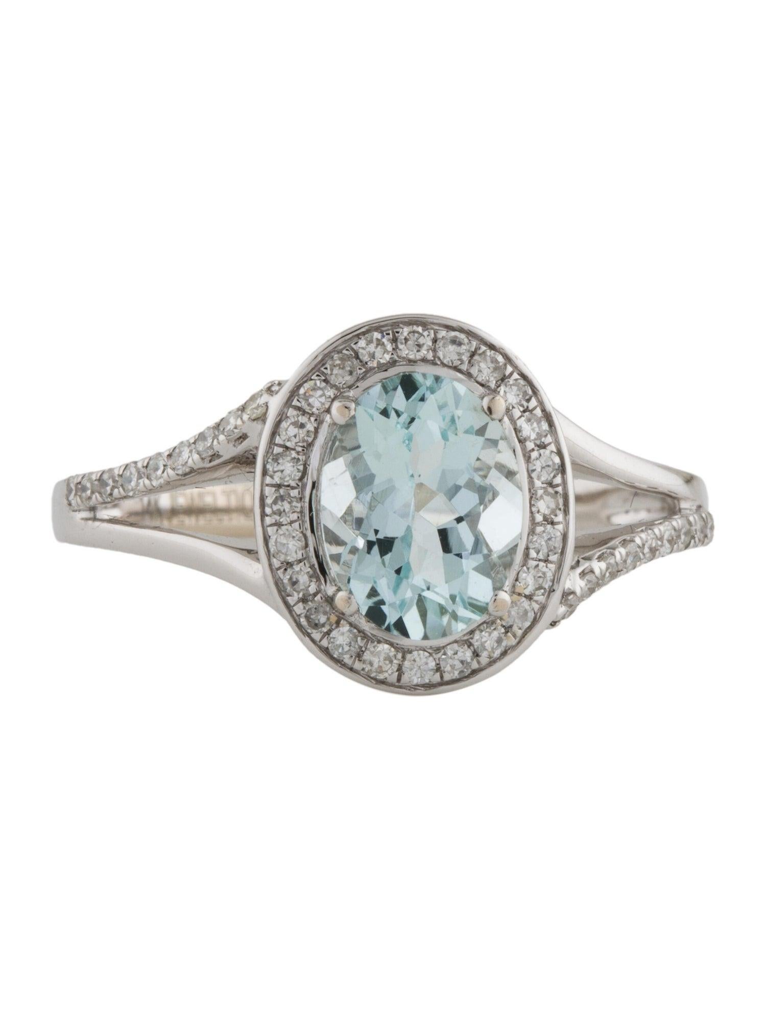 Dive into the tranquil beauty of the ocean with our Seaside Serenity Aquamarine and Diamond Ring, a captivating piece inspired by the soothing blue hues of aquamarine. Crafted with precision and care by Jeweltique, a brand with over 50 years of