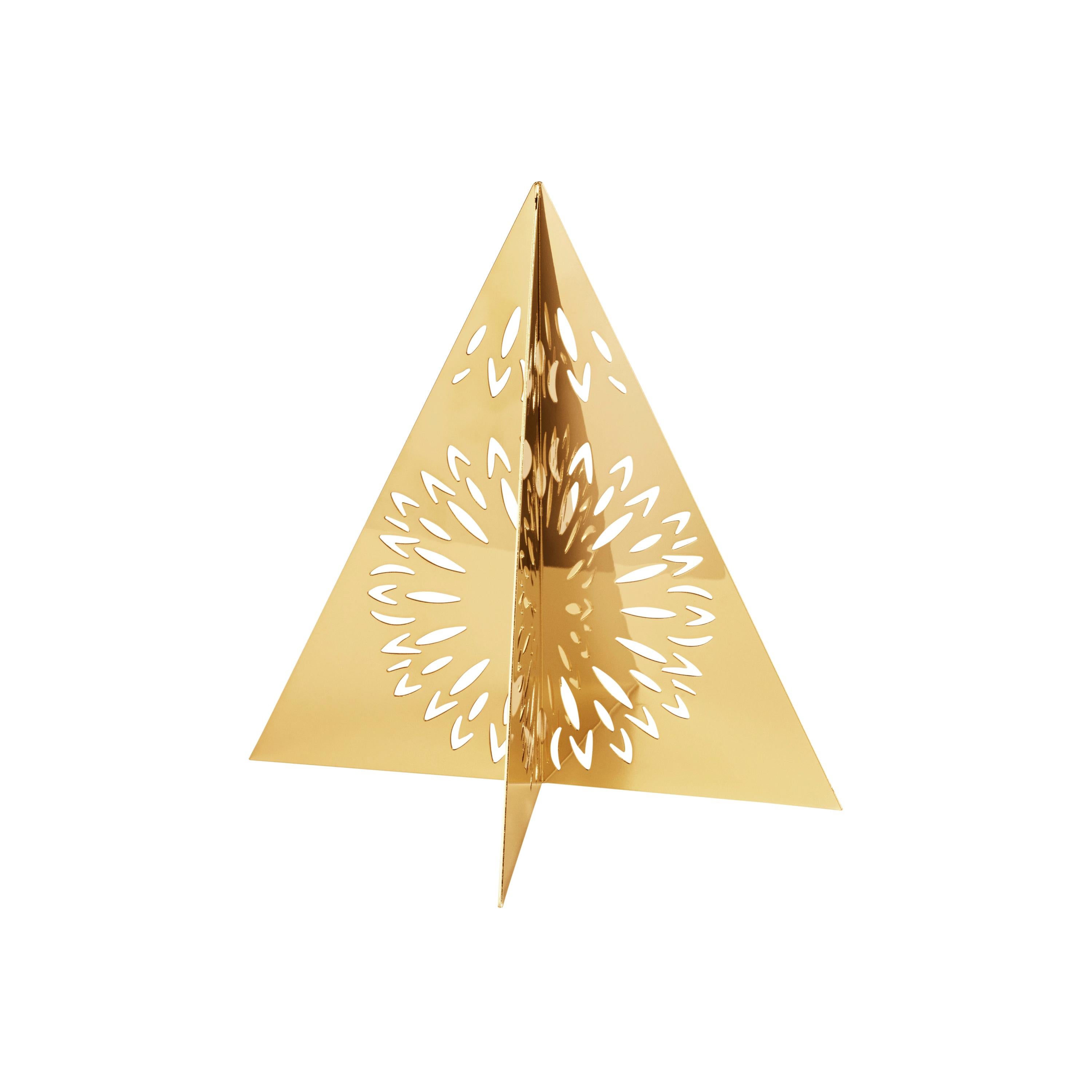 Seasonal Tree Ice Flower, Small Gold