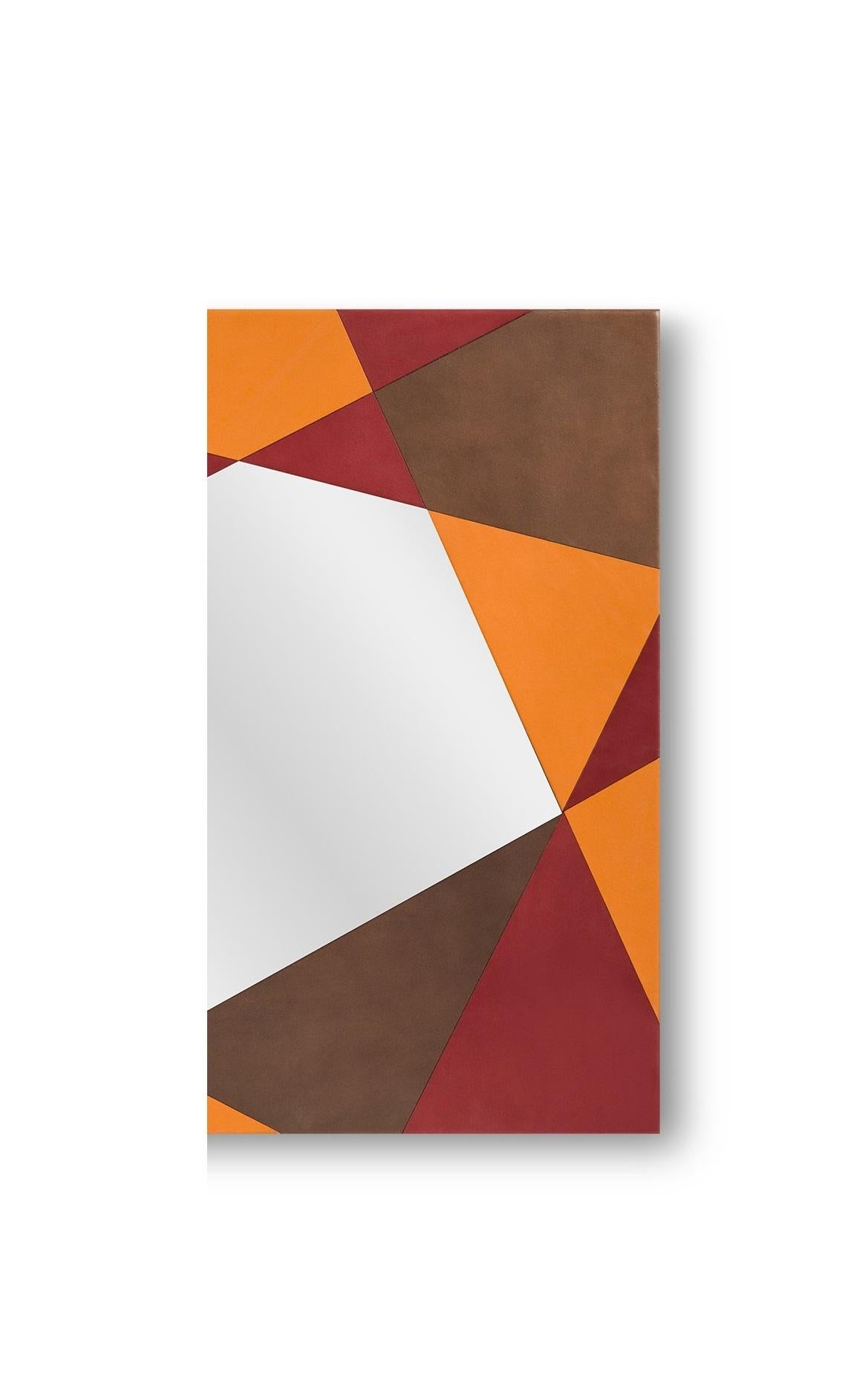 italien Petit miroir mural Seasons par Oscar Maschera en vente