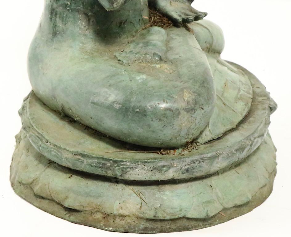 Seated Bronze Tibetan Buddha 5