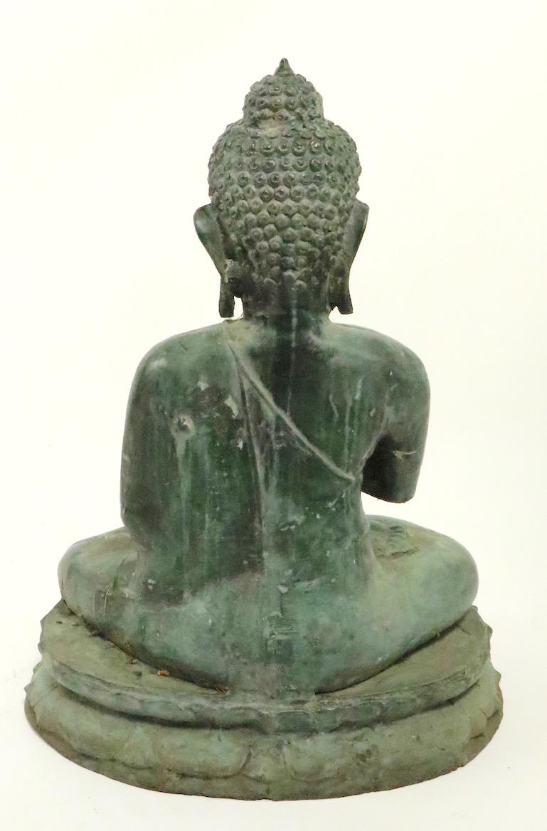 Seated Bronze Tibetan Buddha 6