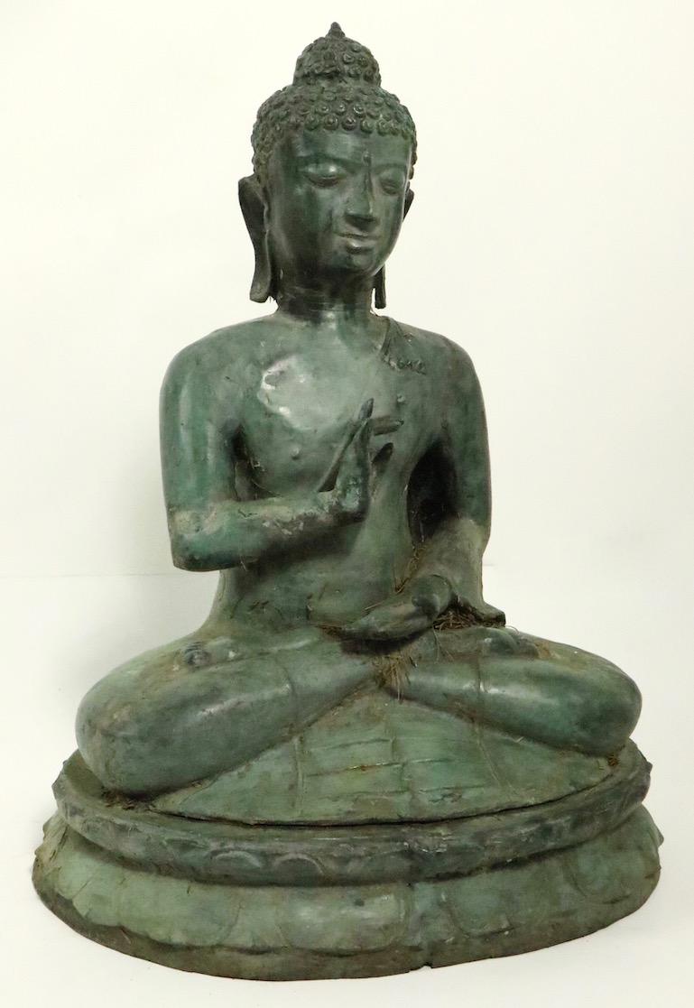 Seated Bronze Tibetan Buddha 1