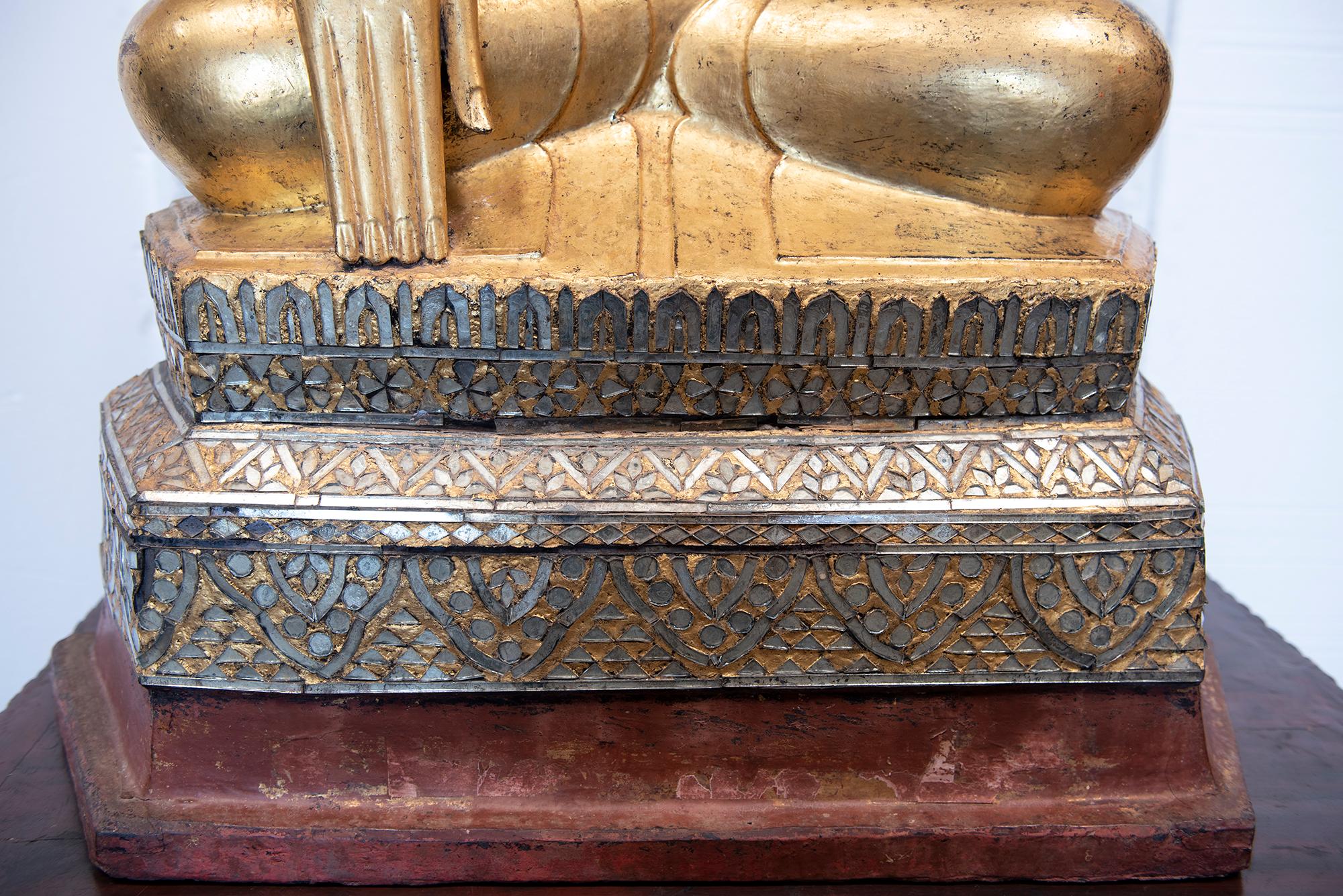 BUDDHA BURMÉS sentado en la montaña en venta 5
