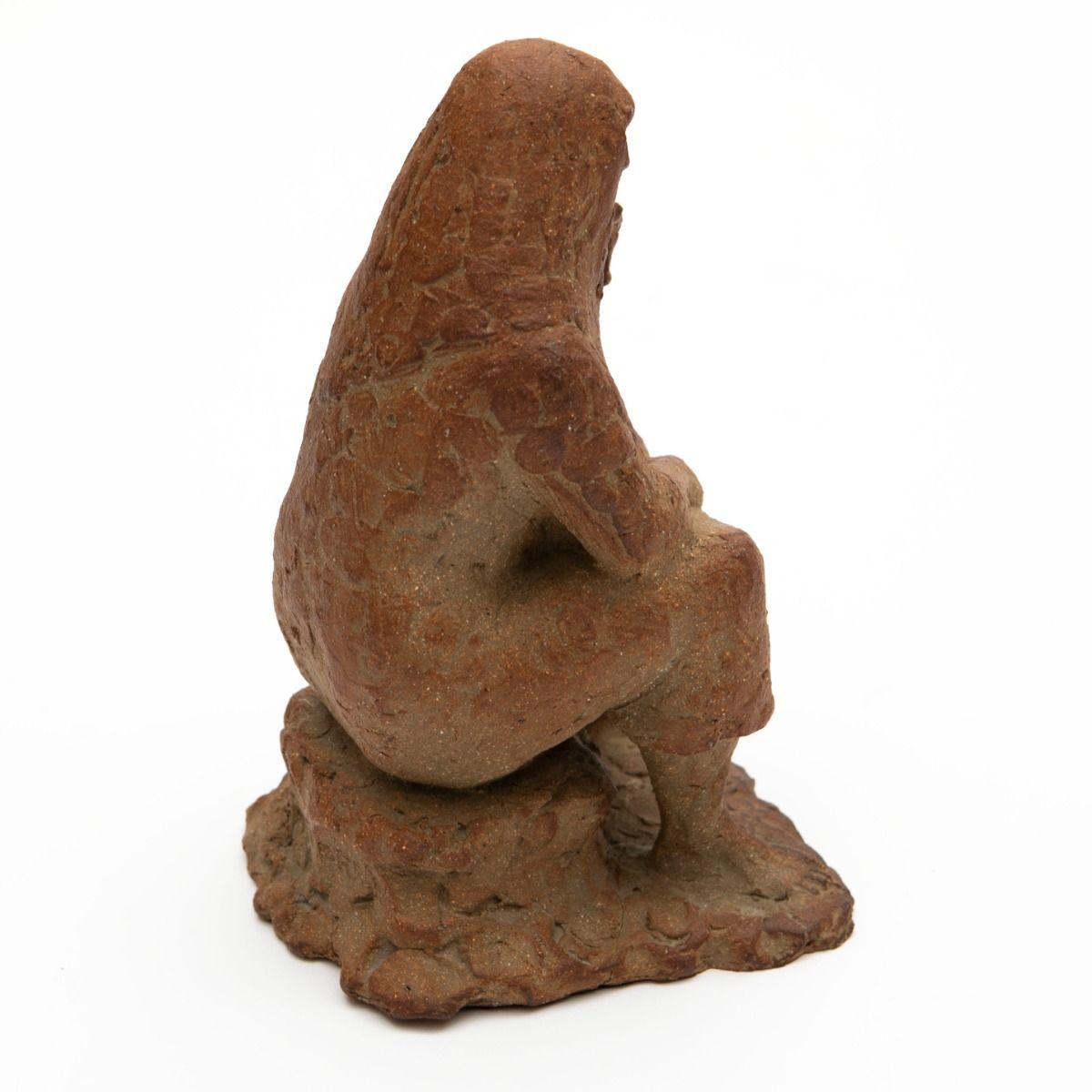 Moderno Scultura di ceramica femminile seduta di Ib Braun, Danimarca in vendita