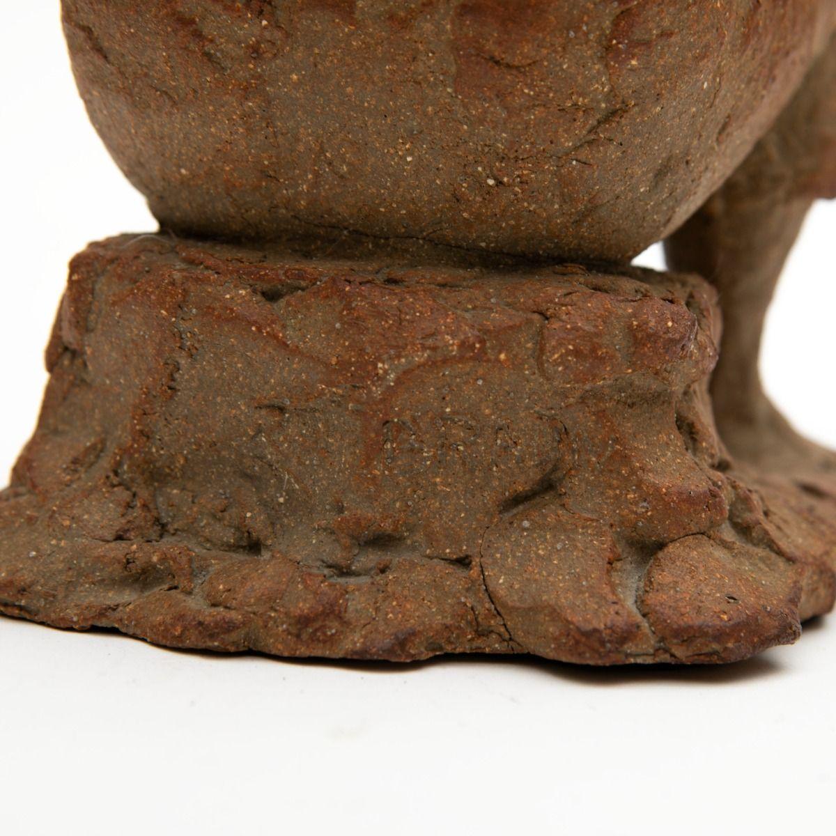 Scultura di ceramica femminile seduta di Ib Braun, Danimarca in vendita 1