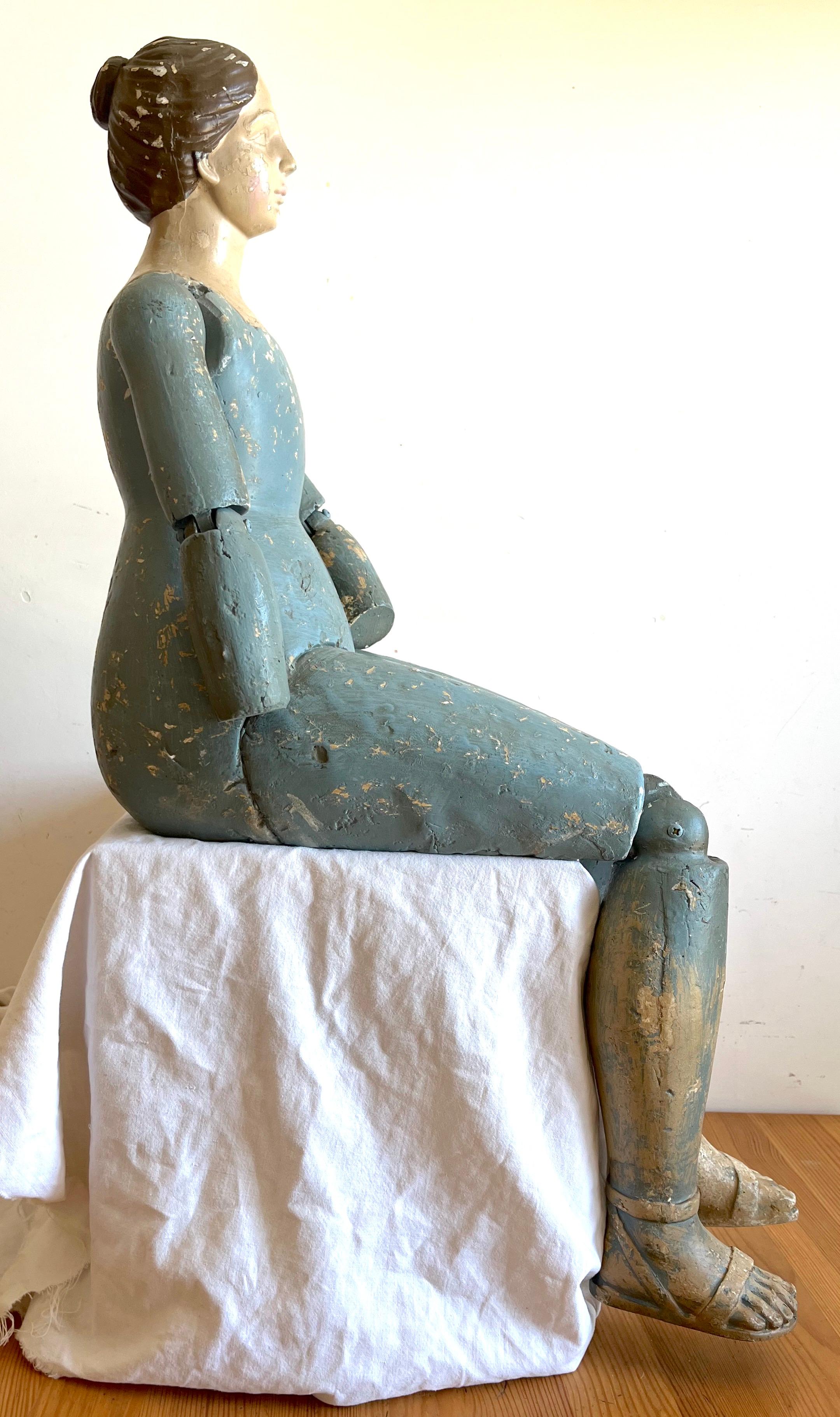 Seated Female Mannequin 4