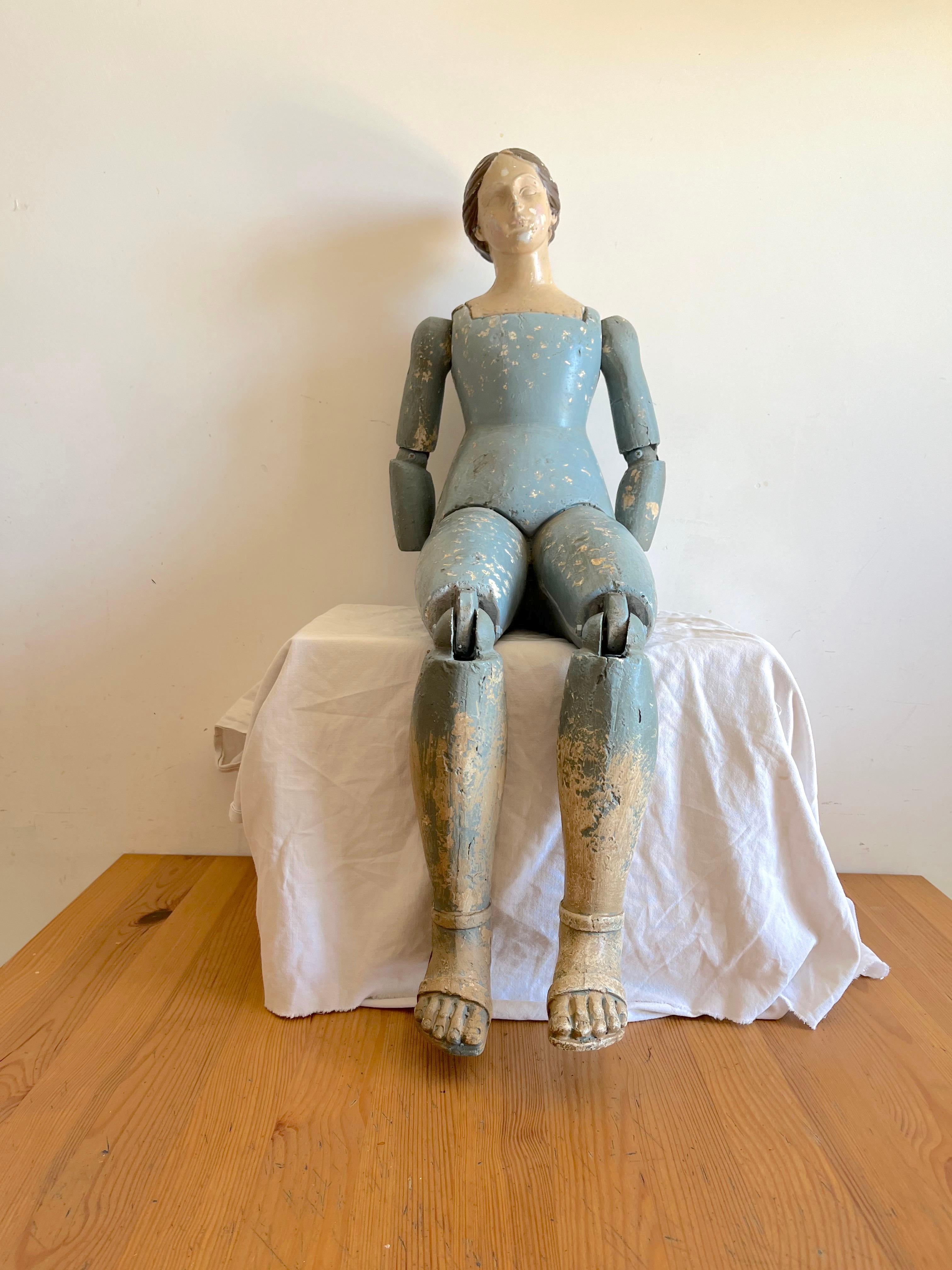 Industrial Seated Female Mannequin