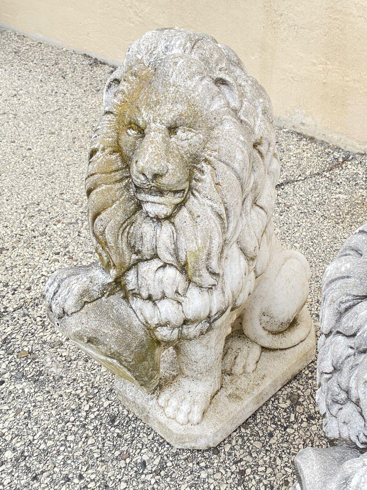 20th Century Seated Guardian Lion 28