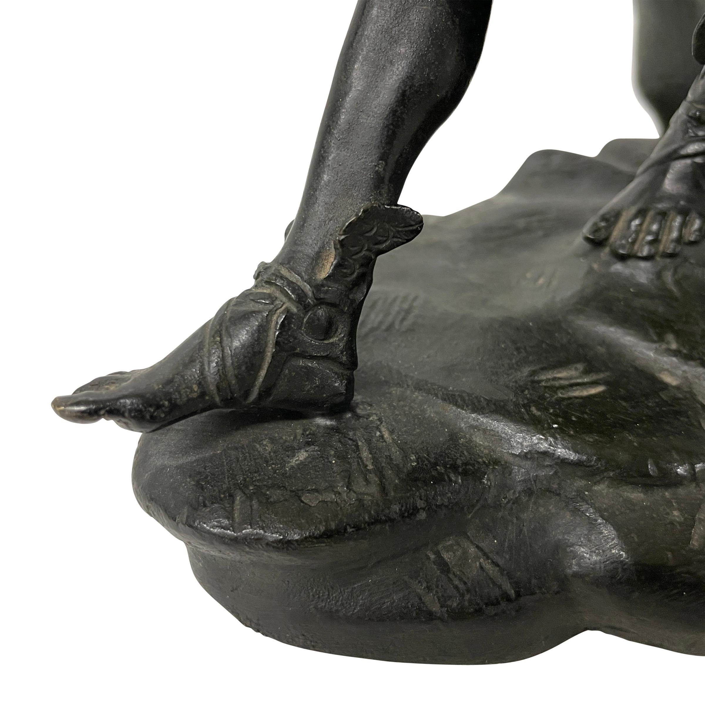 « Siège Hermès », un bronze Grand Tour italien du 19ème siècle en vente 2