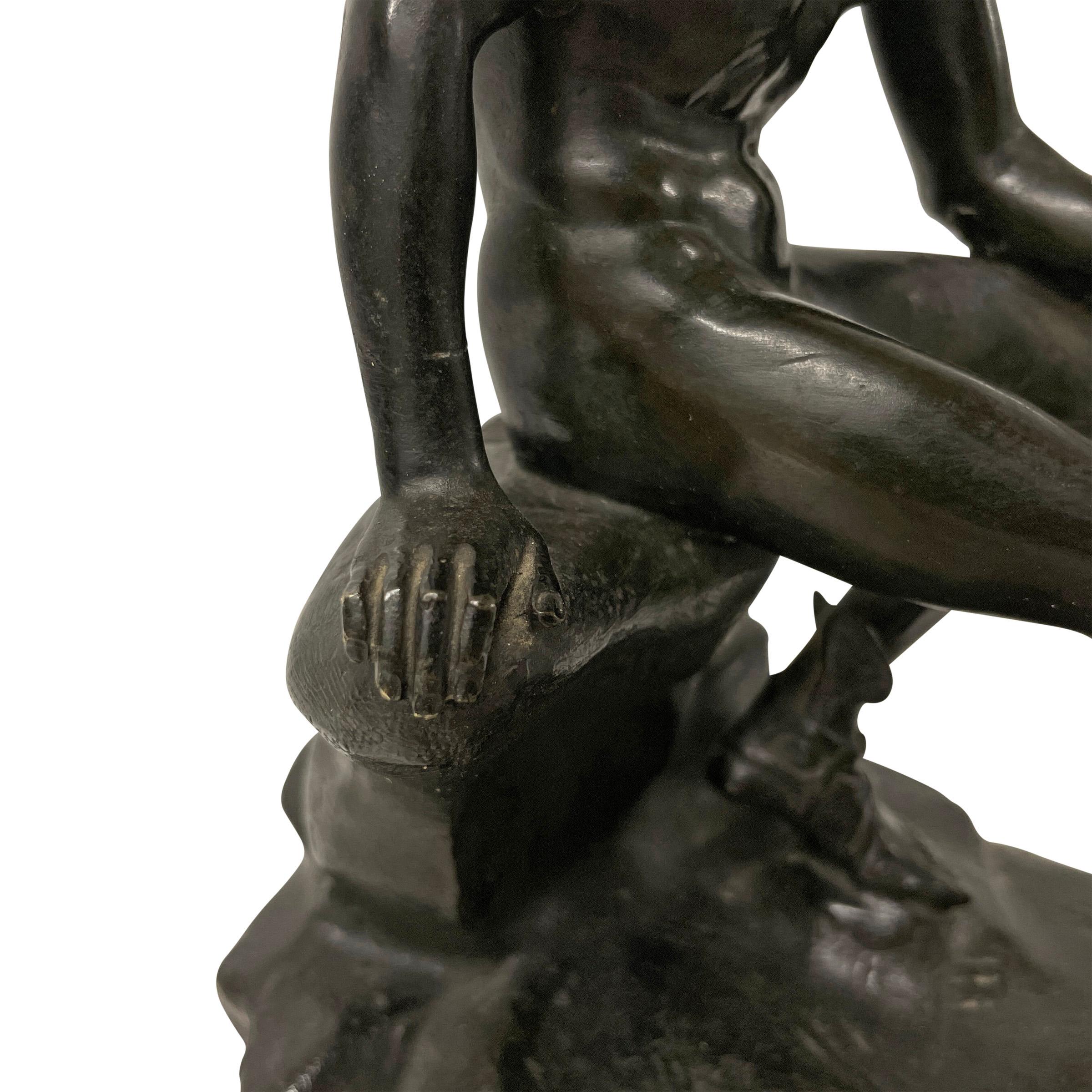 « Siège Hermès », un bronze Grand Tour italien du 19ème siècle en vente 1