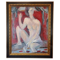 Seated Nude O/C Yevgeny Avezdov