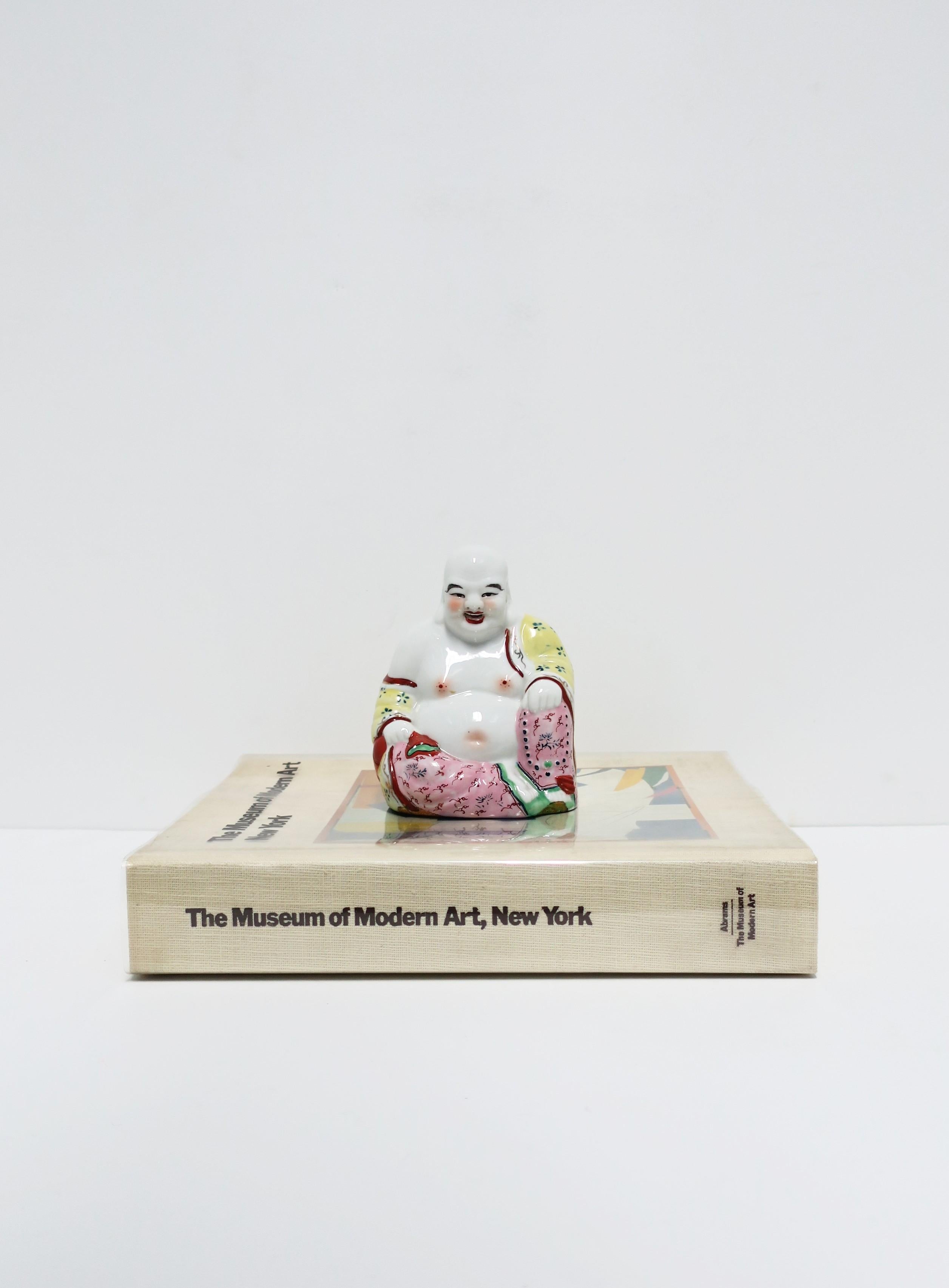 Chinoiserie Porcelain Buddha