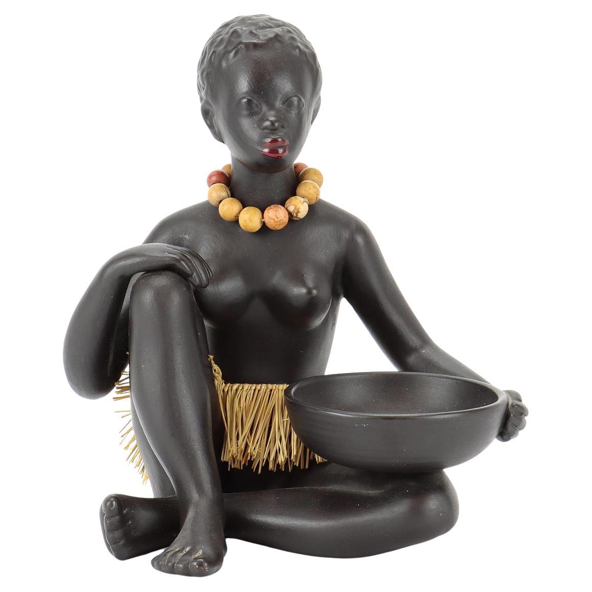 Asiento Mujer Africana Gmundner Keramik en venta