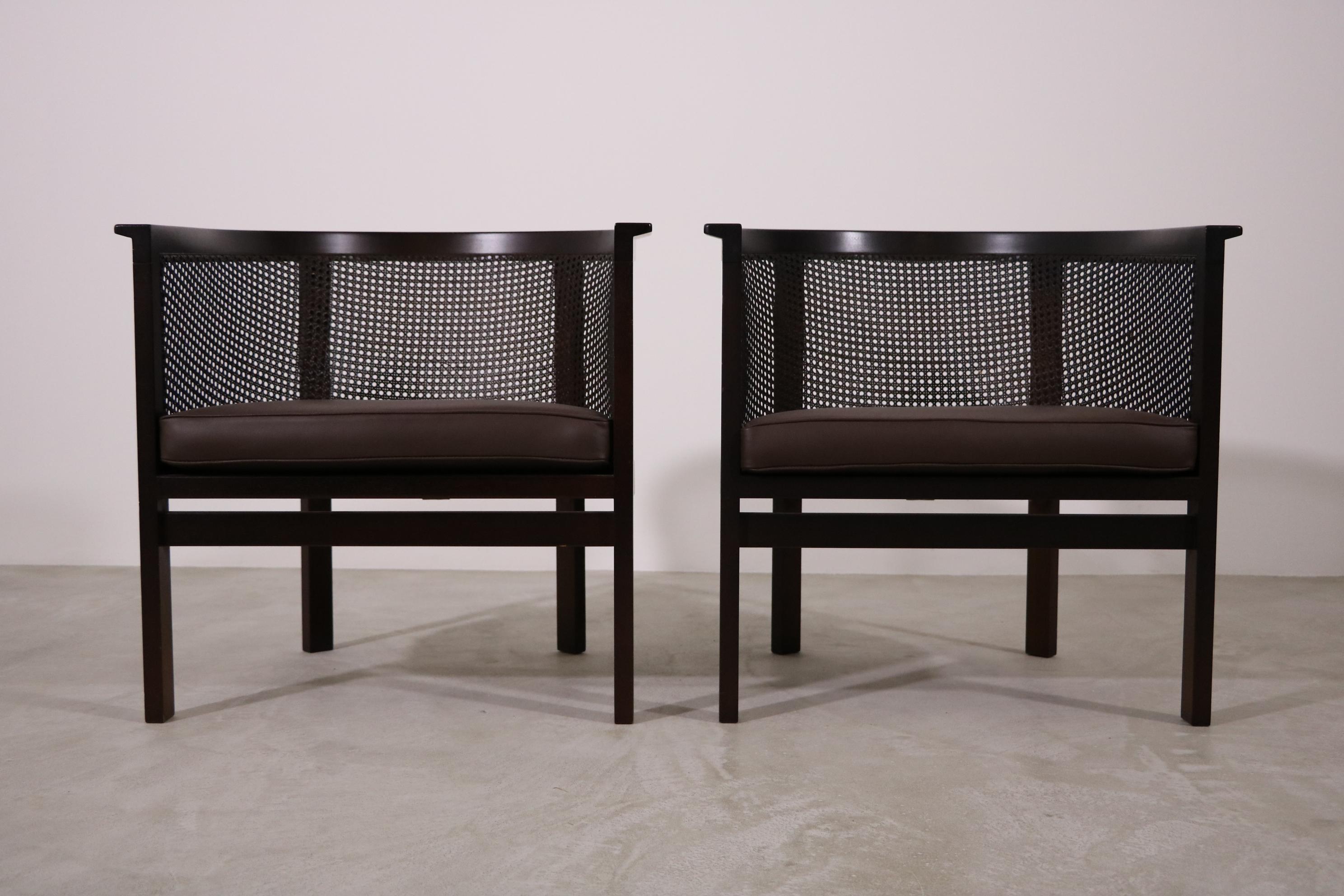 20th Century Seating Group Armchairs + Table by Rud Thygesen and Johnny Sorensen for Botium For Sale