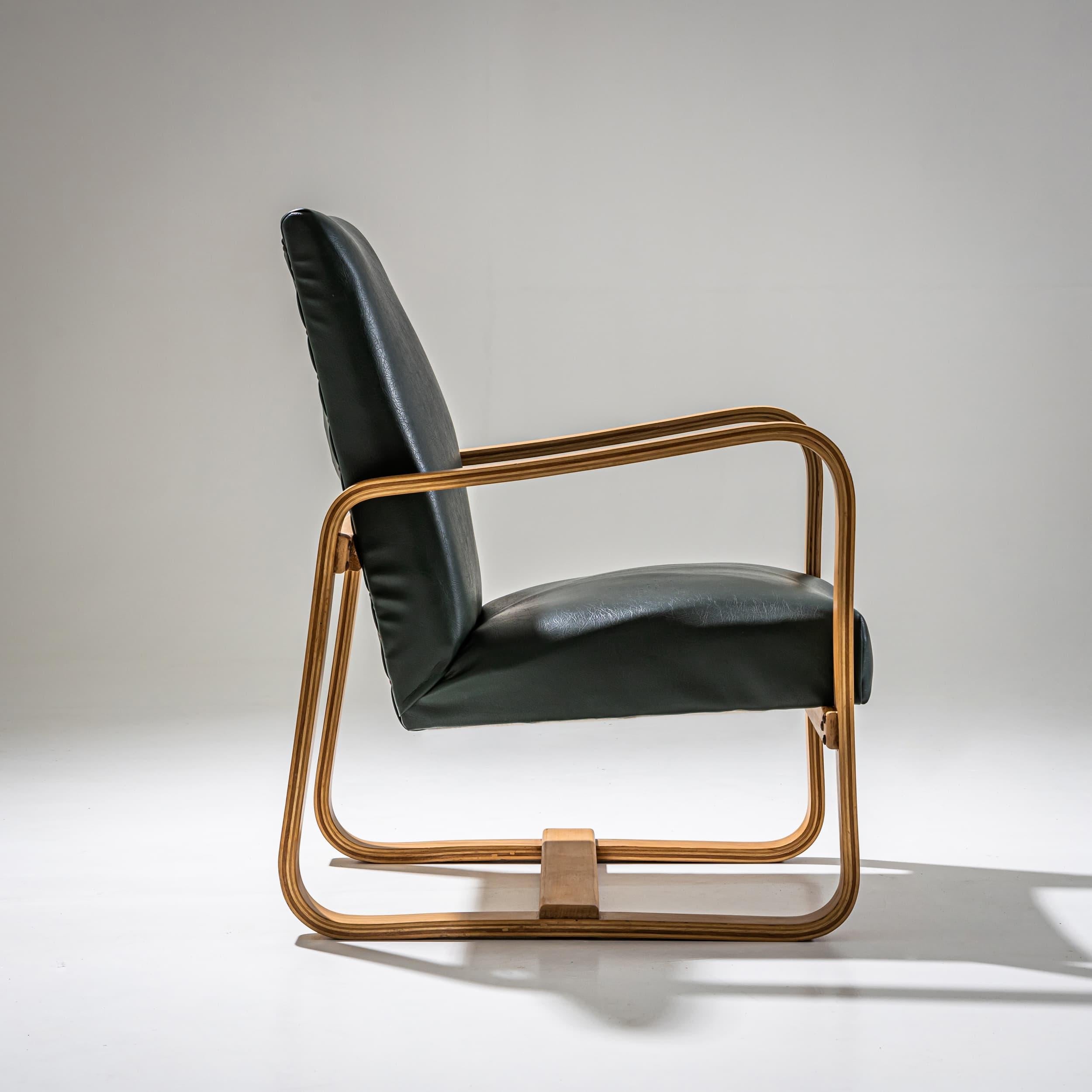 Gruppo di sedute di Giuseppe Pagano Pogatschnig (Italia, 1896-1945), anni '40 in vendita 4