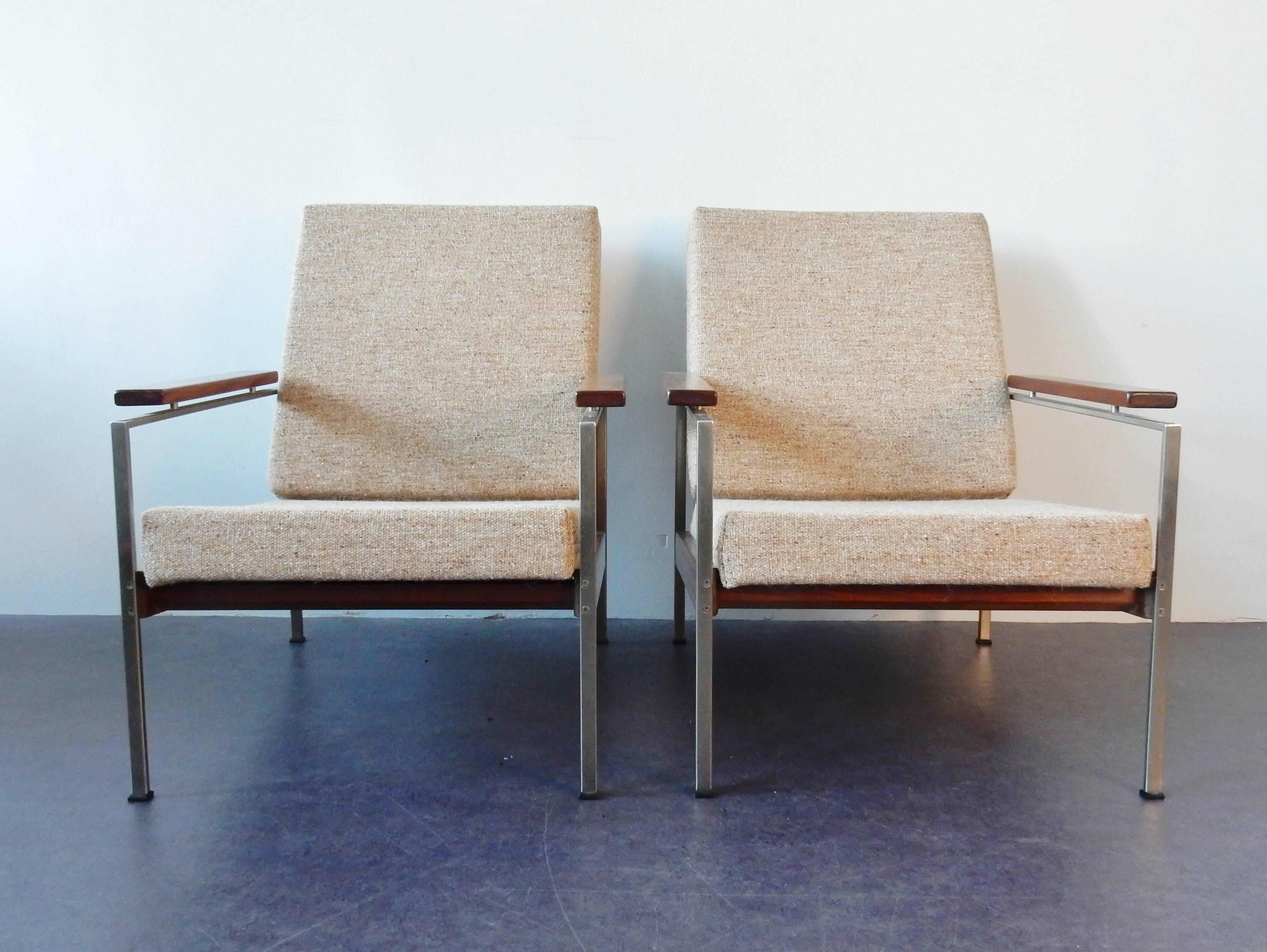 Dutch Seating Group of Two Lounge Chairs and a Sofa by Rob Parry for Gelderland, 1960s