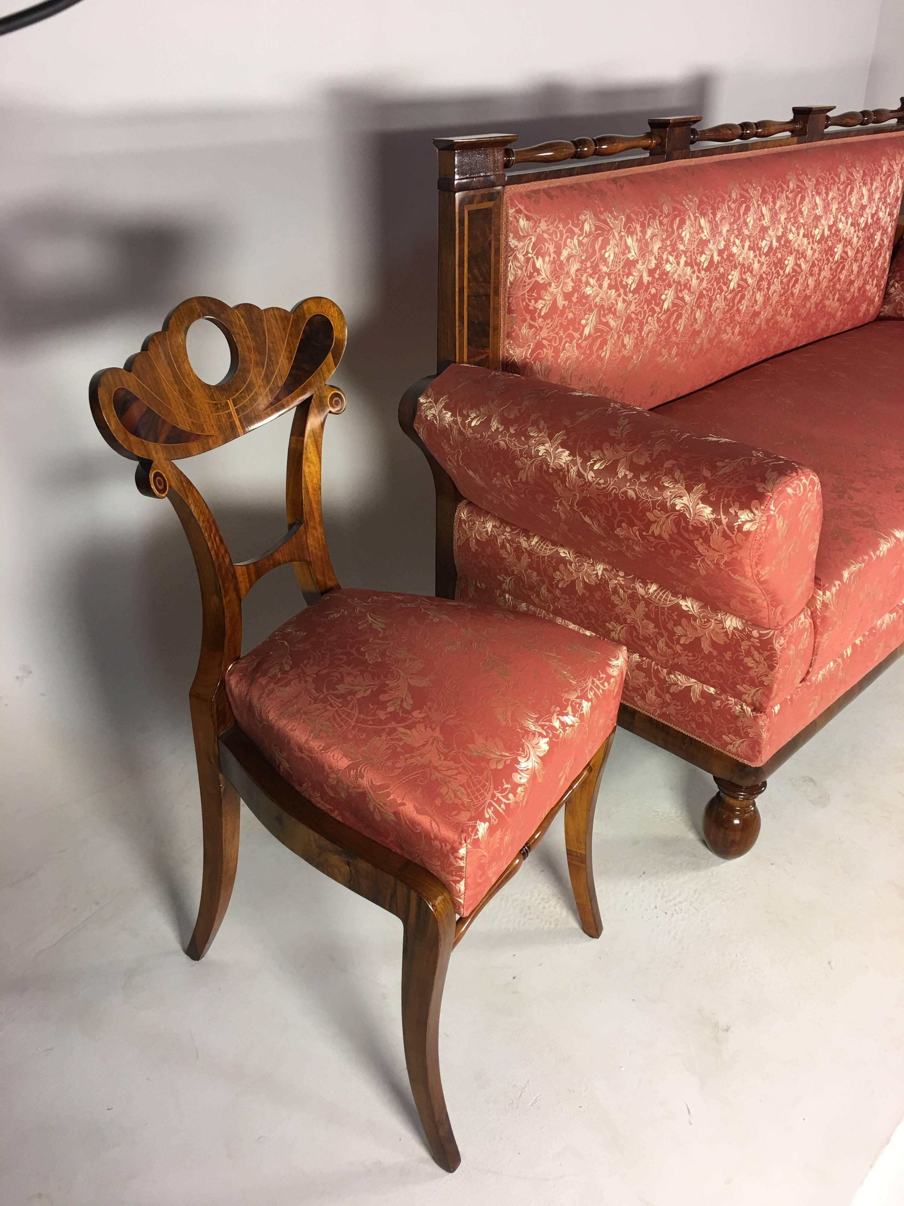 sofa and two armchairs