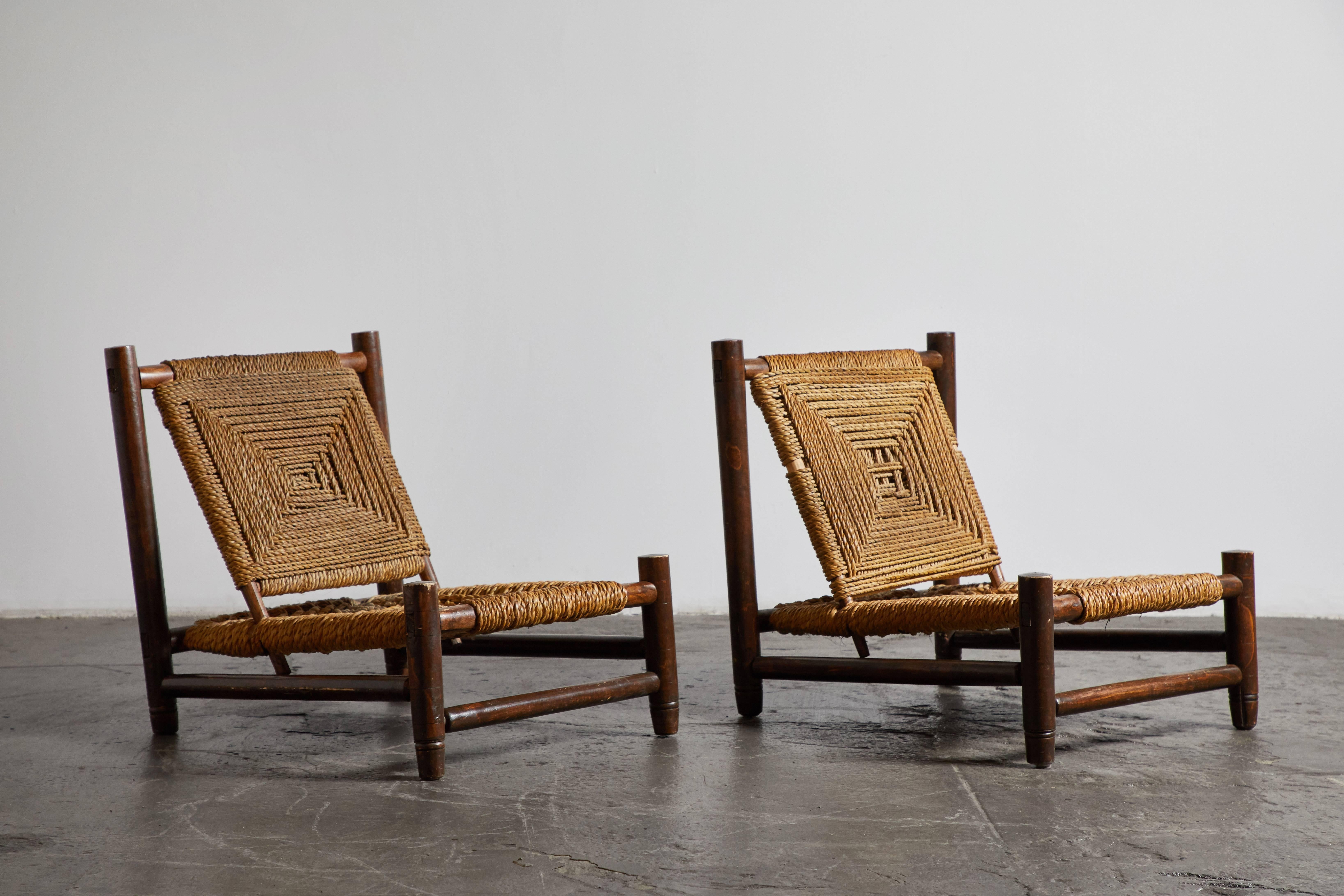 Rope Seating Set by Adrien Audoux and Frida Minet