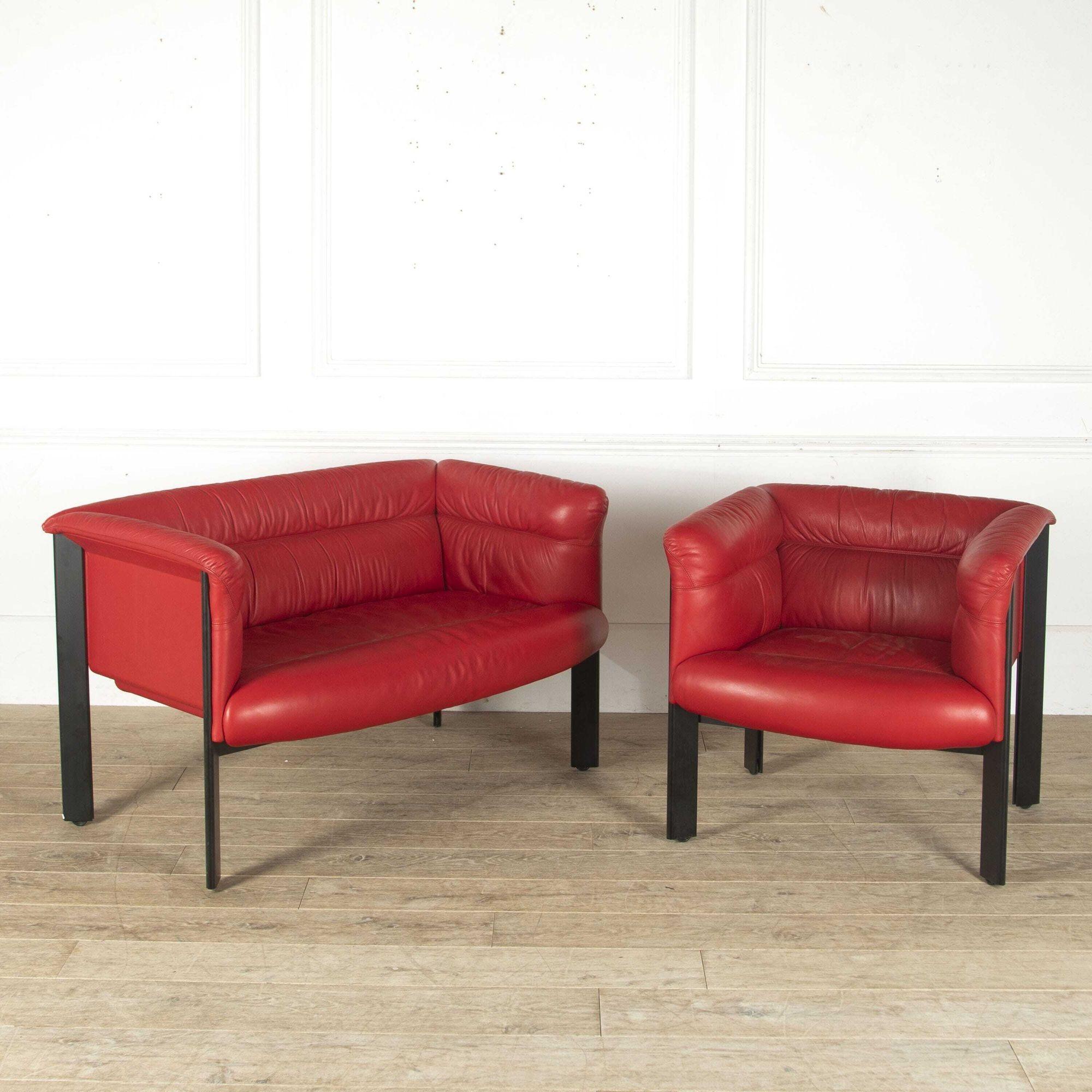 Metal Seating Set by Marco Zanuso For Sale