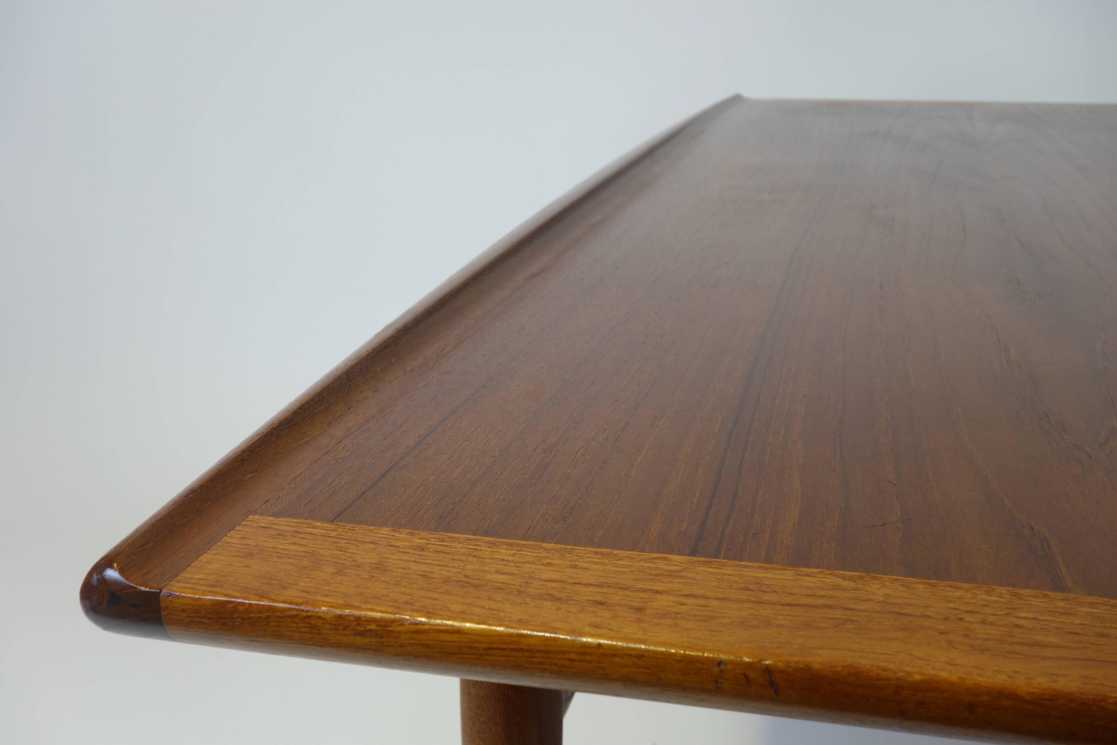 Sofa Set and Coffee Table Attributed to Grete Jalk, Teakwood, Brown, Armchairs 7