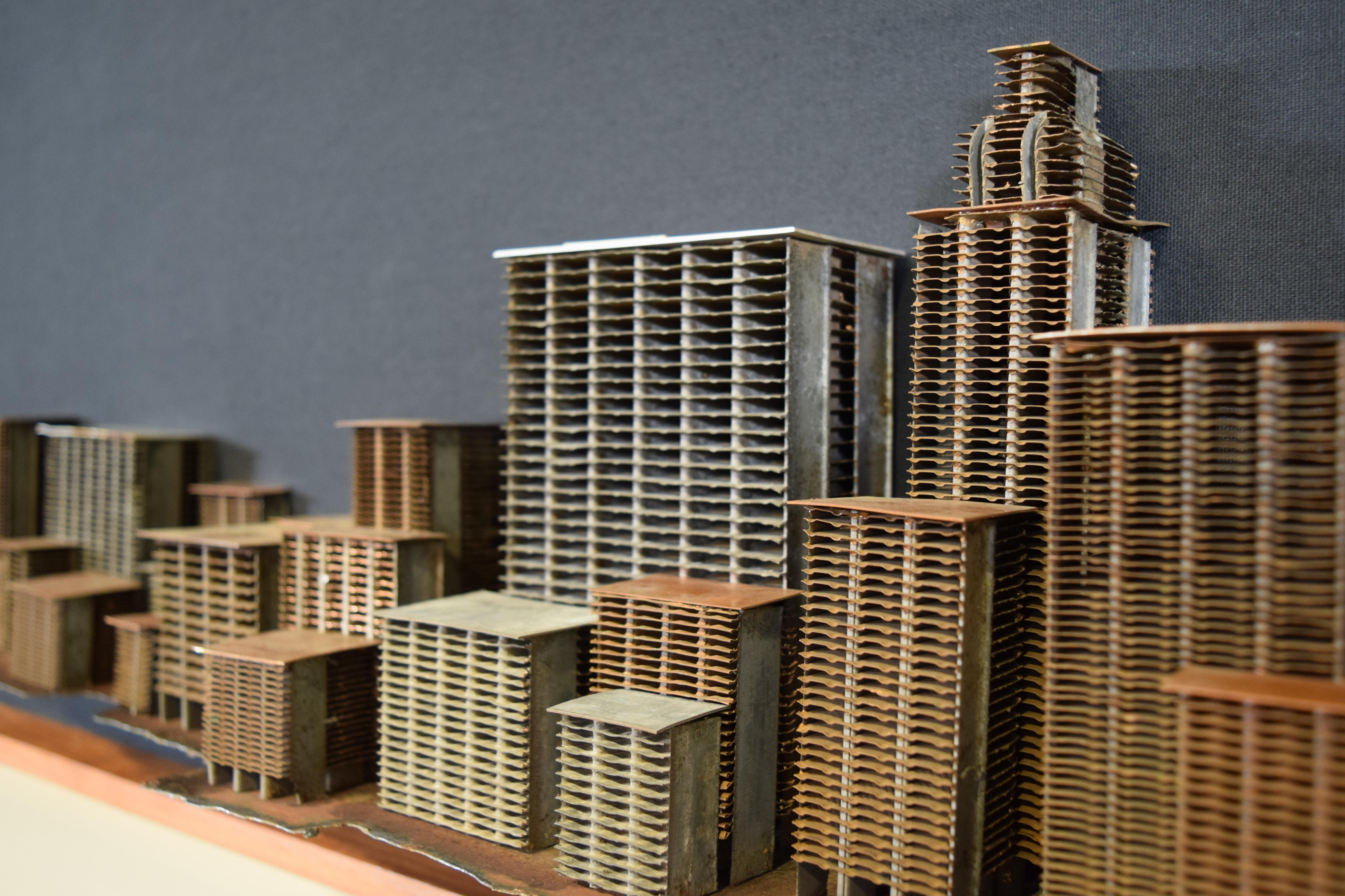 Mid-Century Modern Seattle Skyline by Albert Guibara, 1967