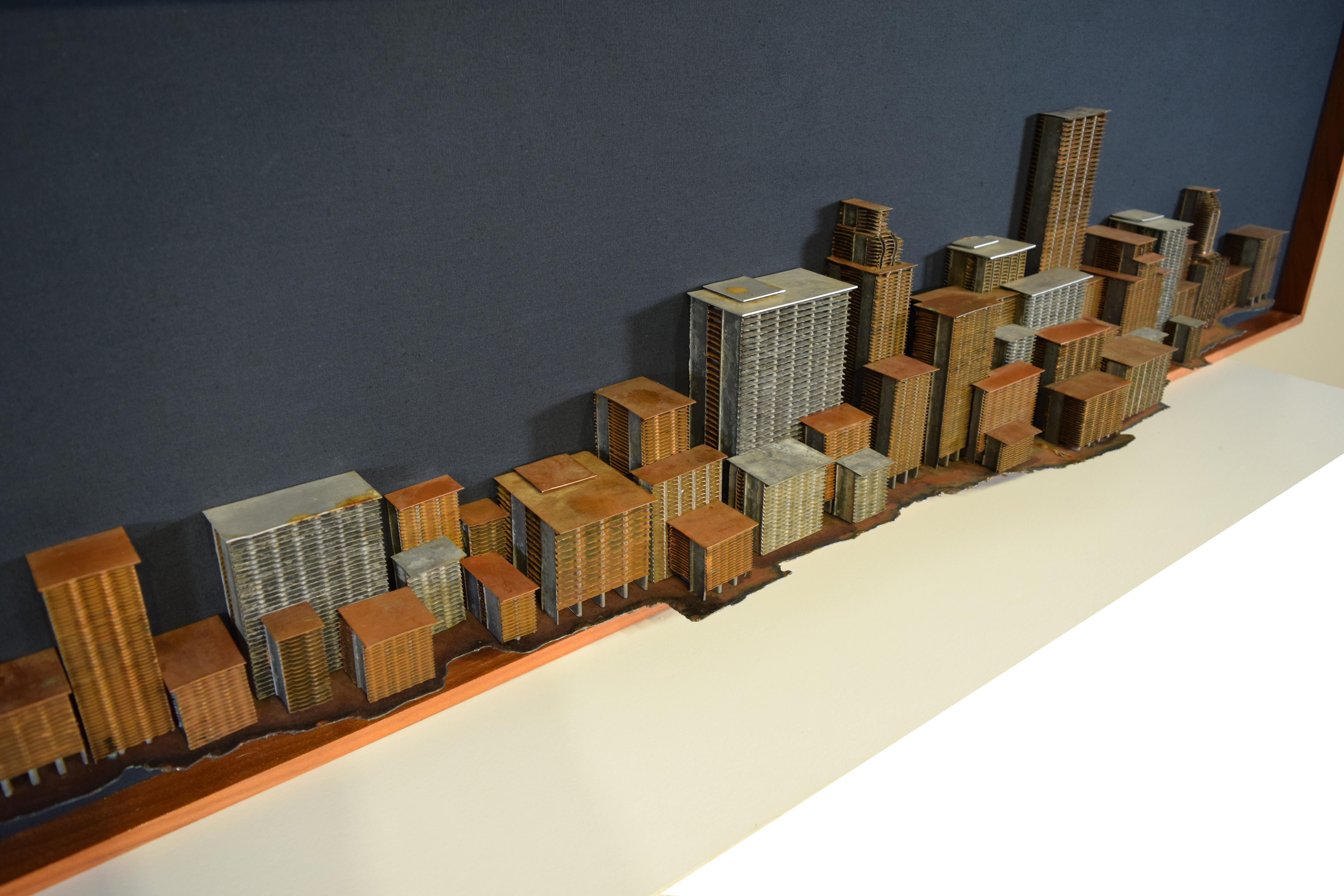 Copper Seattle Skyline by Albert Guibara, 1967