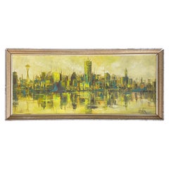 Seattle Skyline, Gemälde von Nell Wheeler