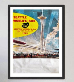 Cartel original de la Exposición Universal de Seattle, obra de Earle Duff, 1962