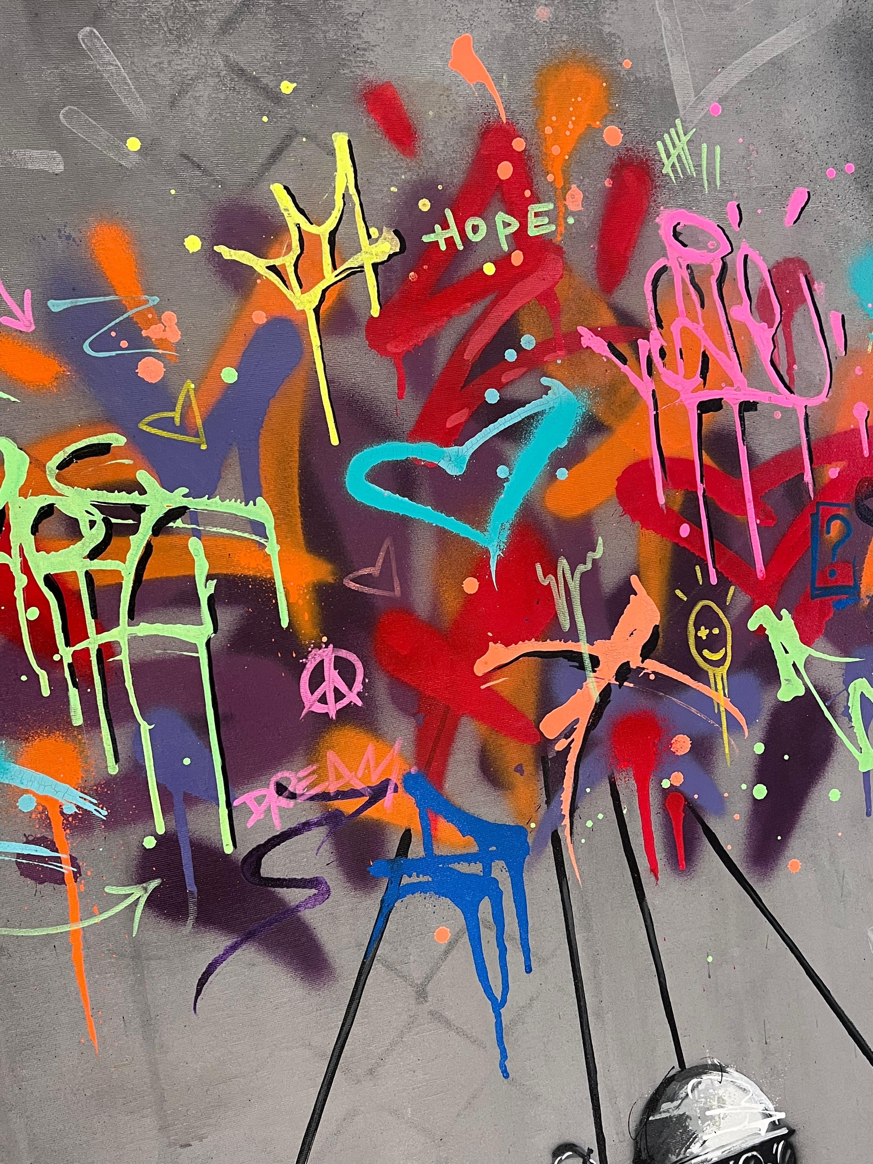 Da qualche parte - Painting di Seaty