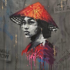 Fabric Portrait Paintings