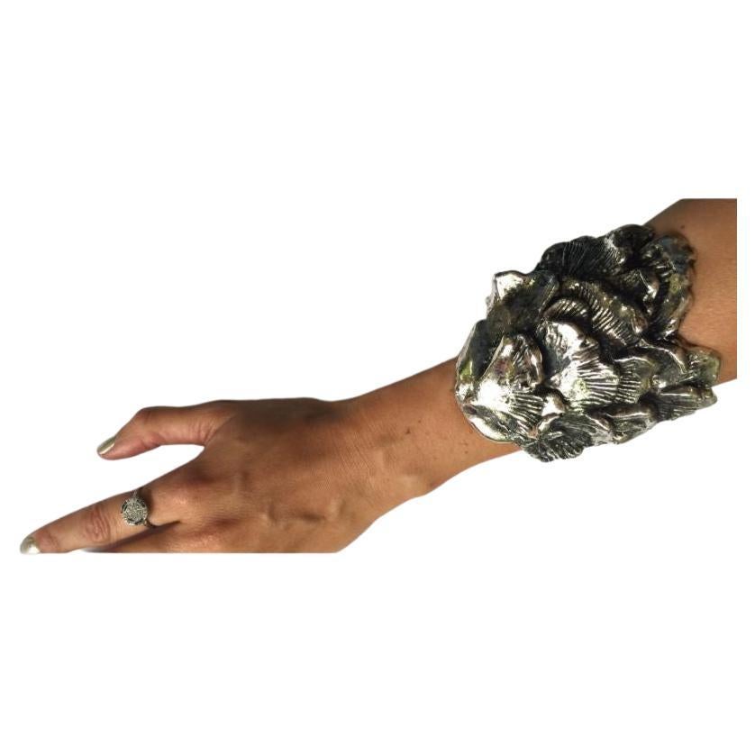 Seaweed Cuff in Silver In New Condition For Sale In Astoria, NY