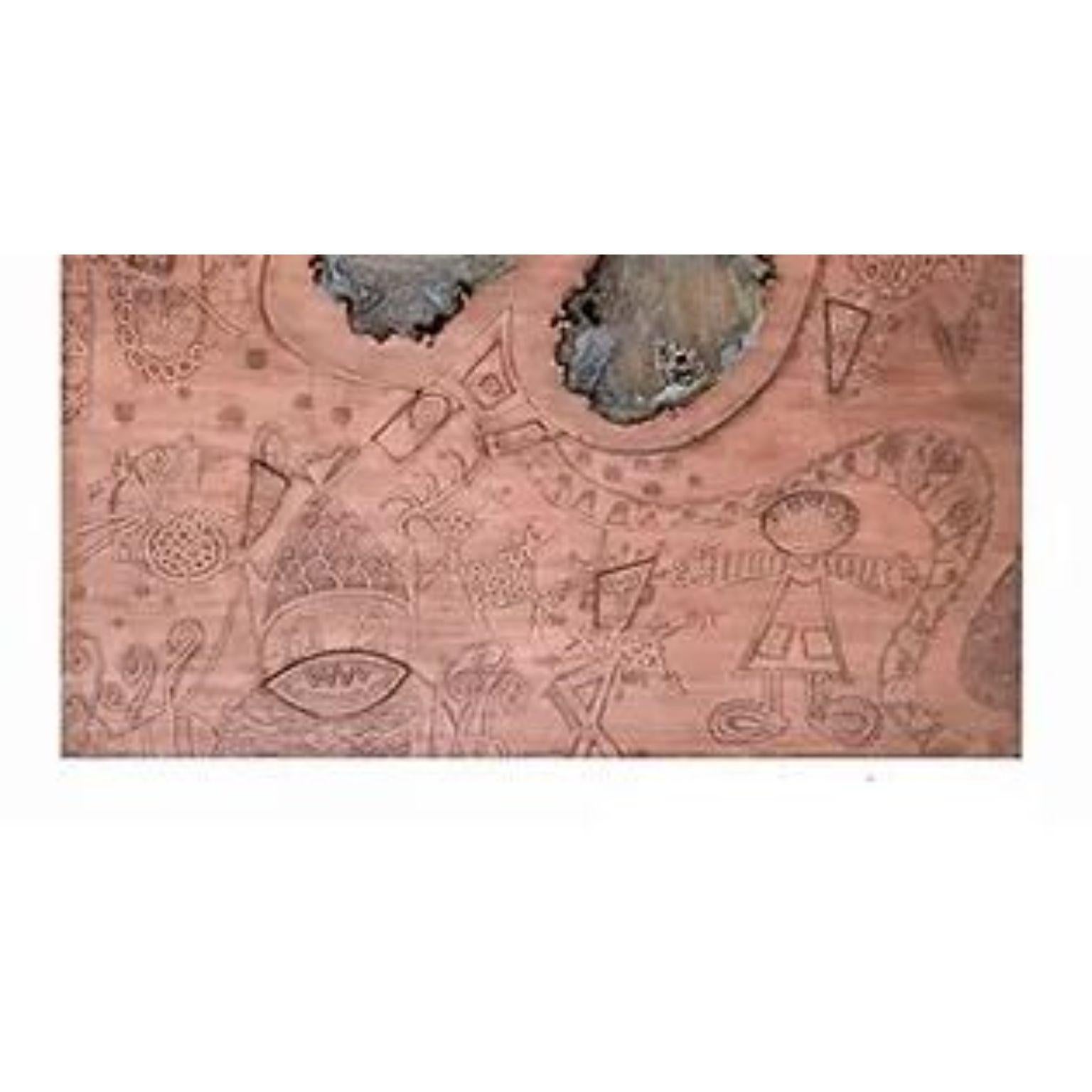 Belgian Seaworld Copper Wall Panel by Brutalist Be For Sale