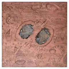Seaworld Copper Wall Panel by Felix de Boussy, Brutalist Be
