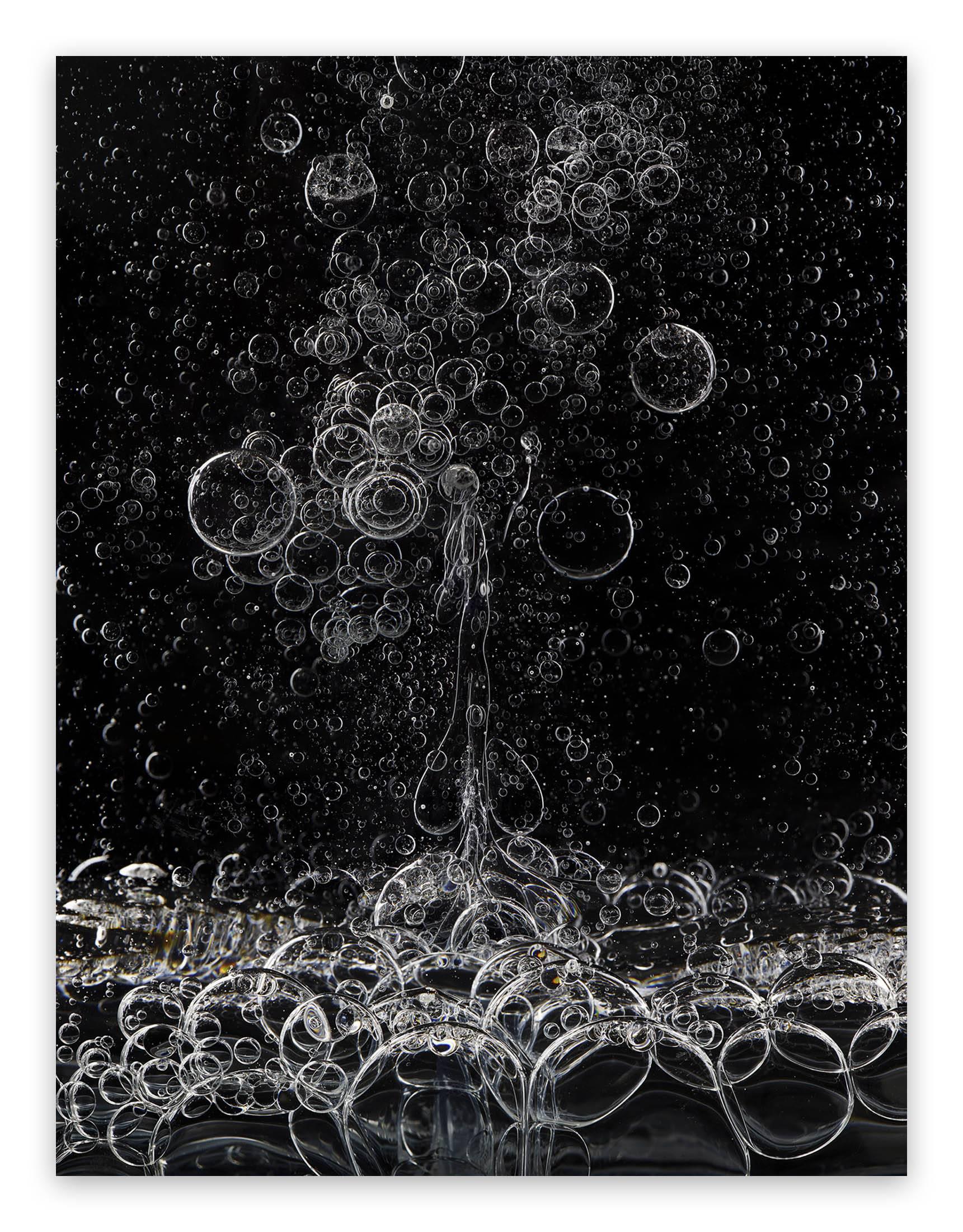Seb Janiak Black and White Photograph - Gravity - Liquid 21 (Abstract Photography)