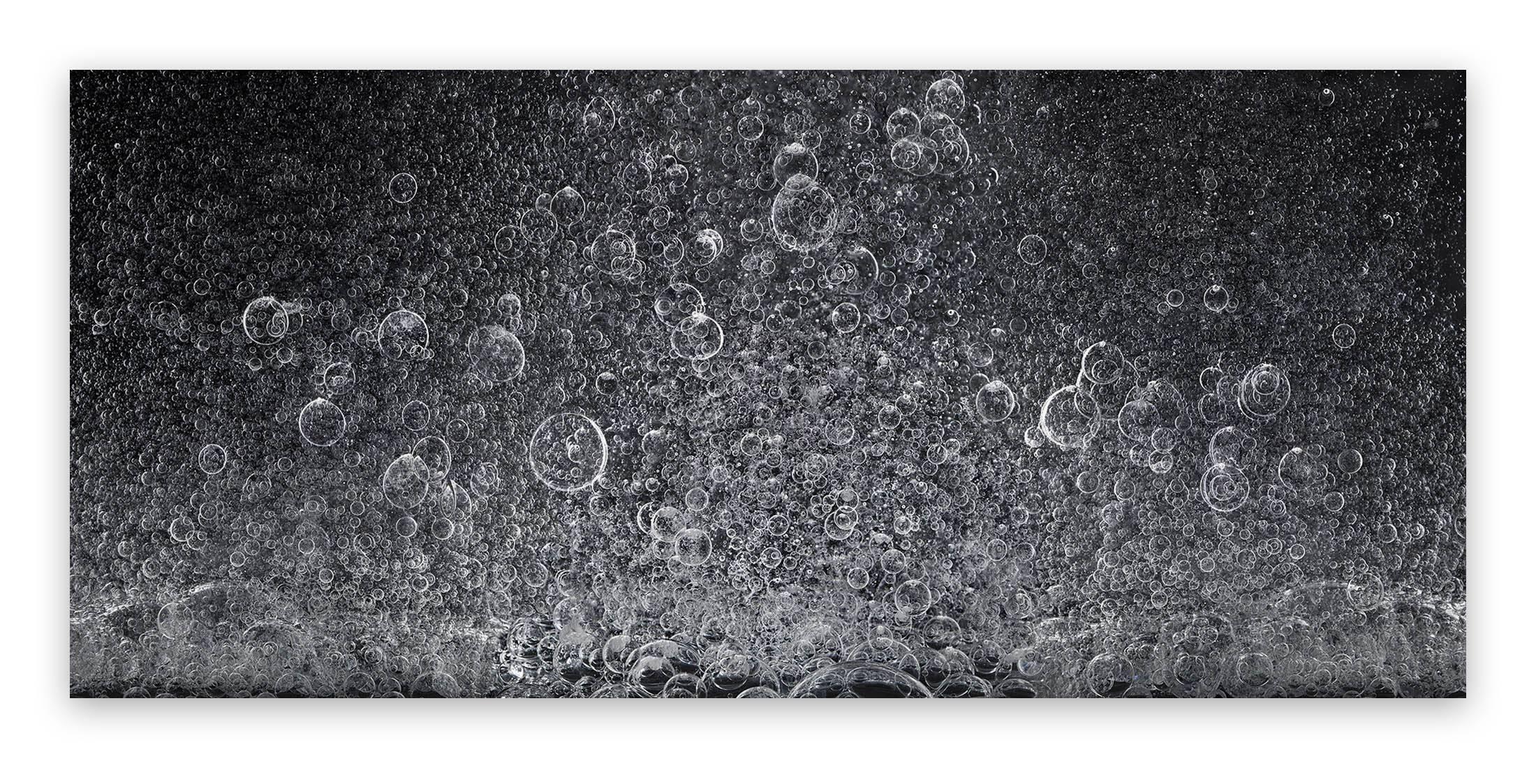 Seb Janiak Black and White Photograph - Gravity - Liquid 51 (Abstract Photography)