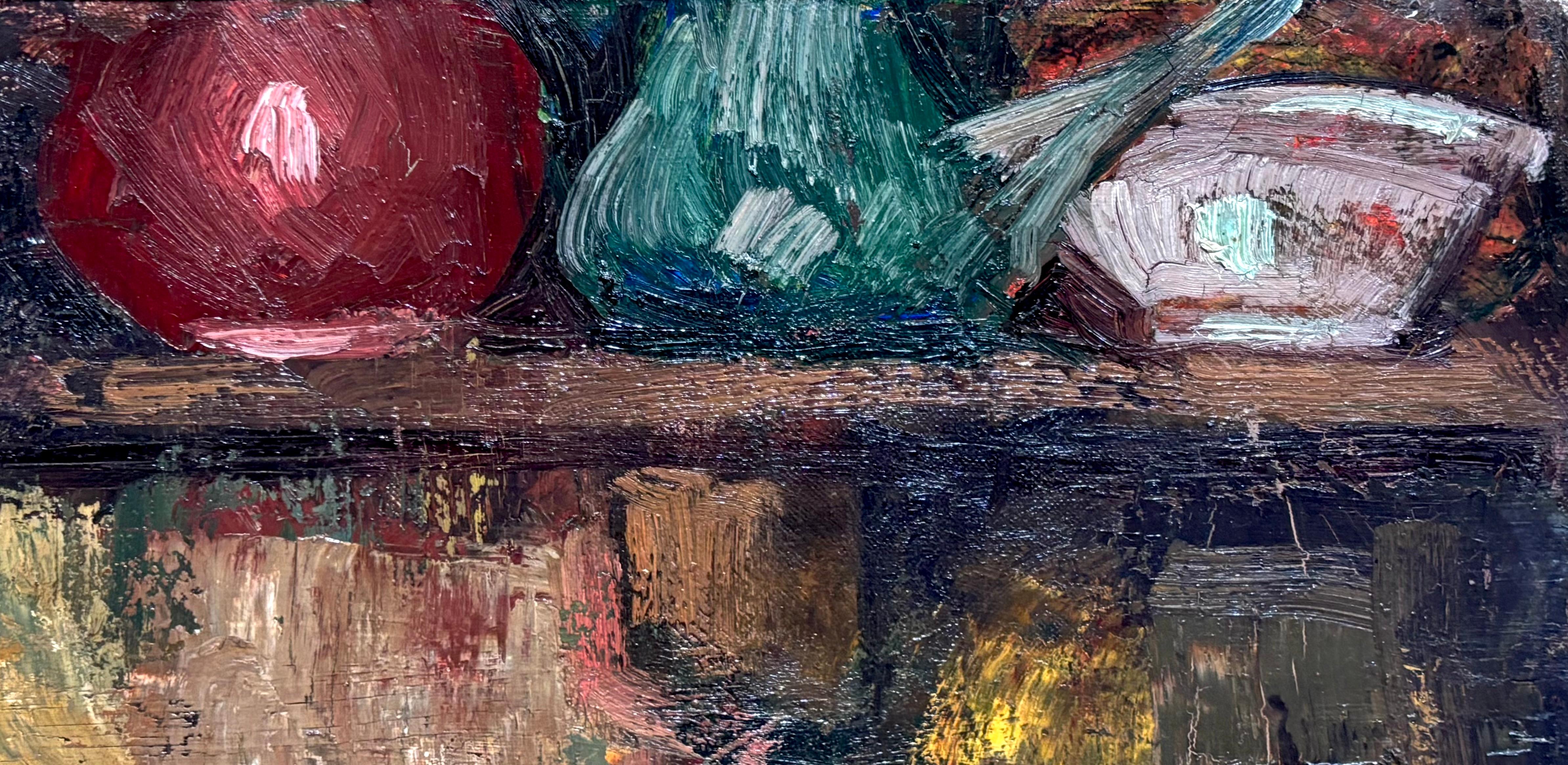 Óleo sobre tela - Desgranando maíz en venta 4