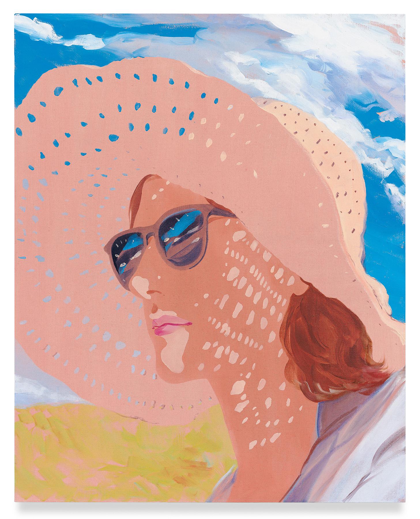 Sebastian Blanck Portrait Painting - Sun Hat