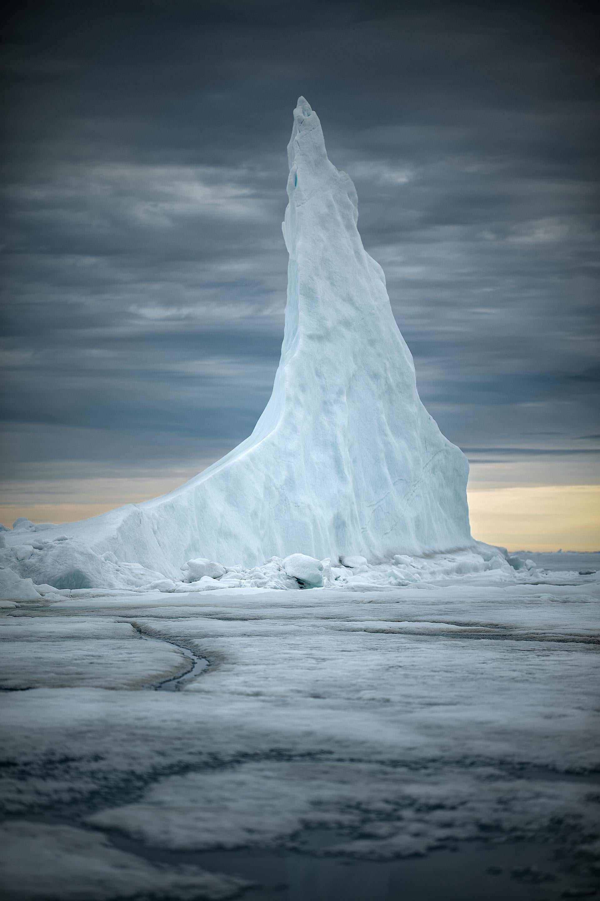 Sebastian Copeland Color Photograph - Grennland Spire One - Greenland