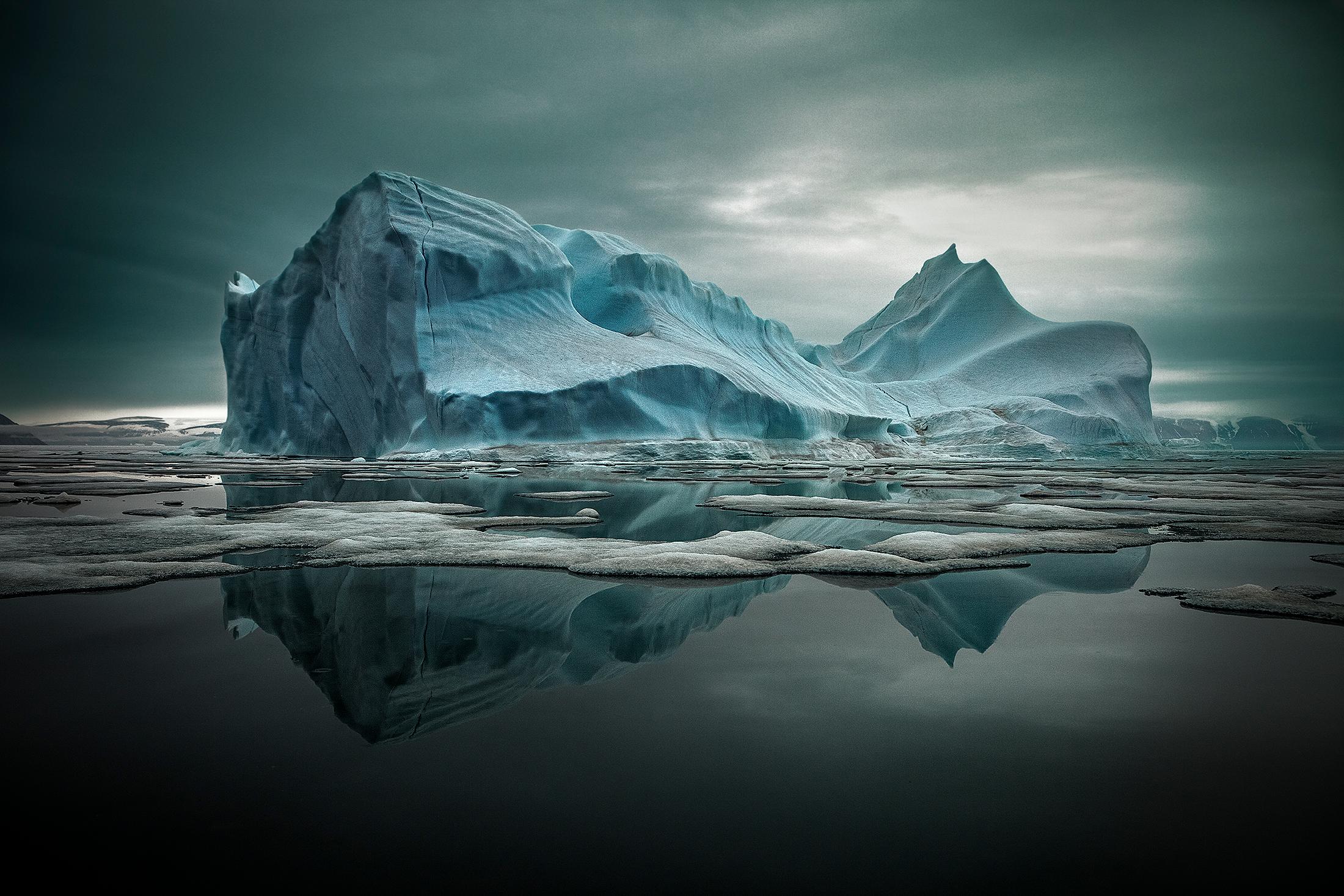 Sebastian Copeland Color Photograph - Iceberg XVIII - Greenland