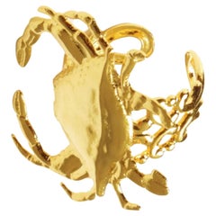 Sebastian Crab Ring in 24K Yellow Gold