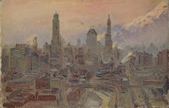 View of Manhattan from the First Tower of the Queensboro Bridge, 20th century