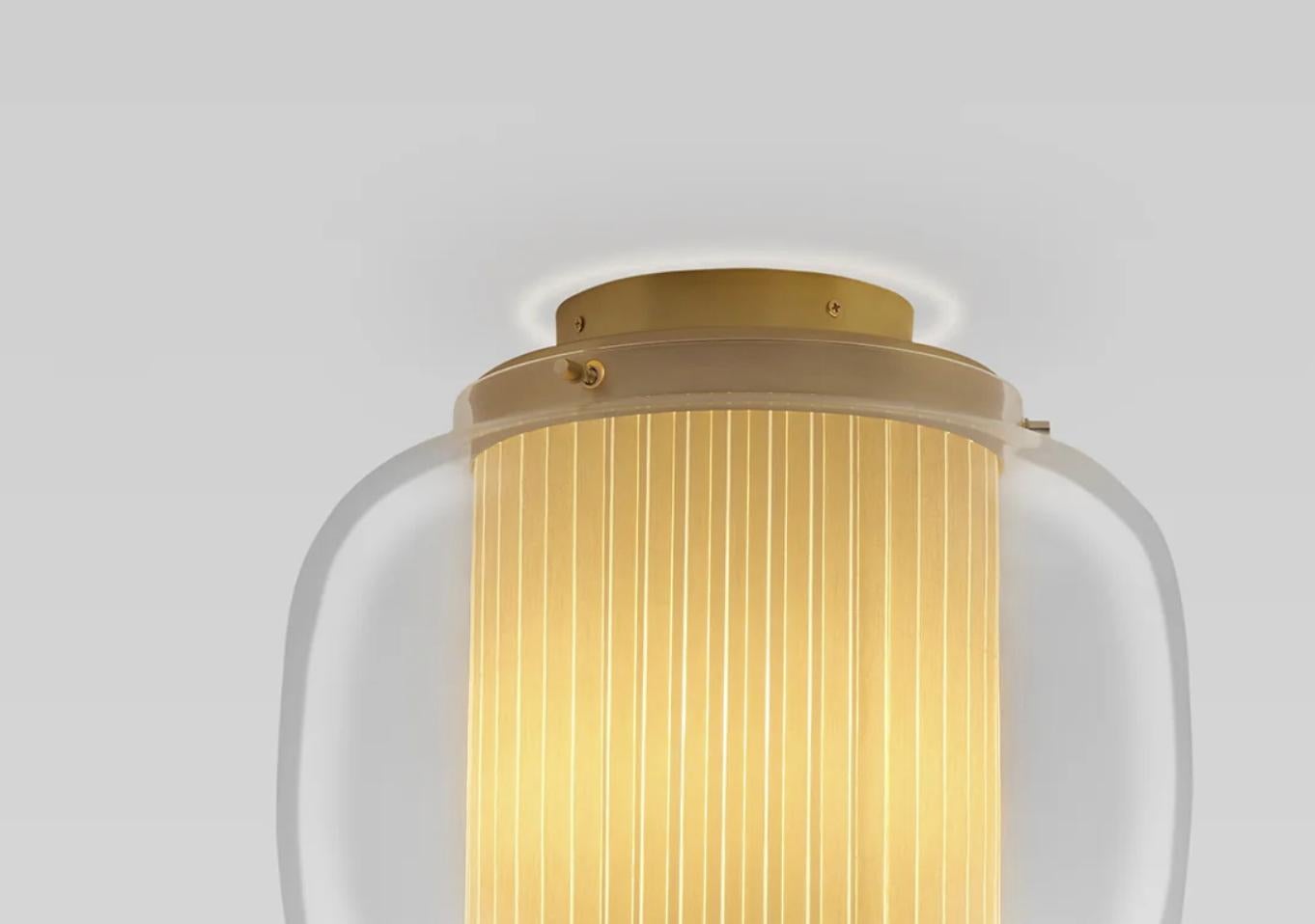 Sebastian Herkner Manila C Gr Lámpara De Tulipa Dorada Mate Para Parachilna Moderno de mediados de siglo en venta
