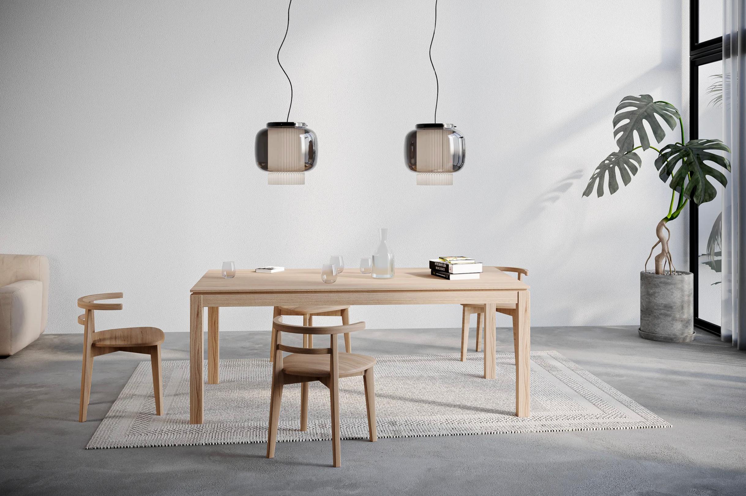 Sebastian Herkner Manila T Pe Beige Lampada a sospensione in tessuto per Parachilna in vendita 3