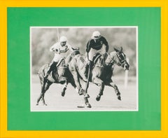 Polo Players B&W Framed Photo by Sebastian Lezica of Argentina