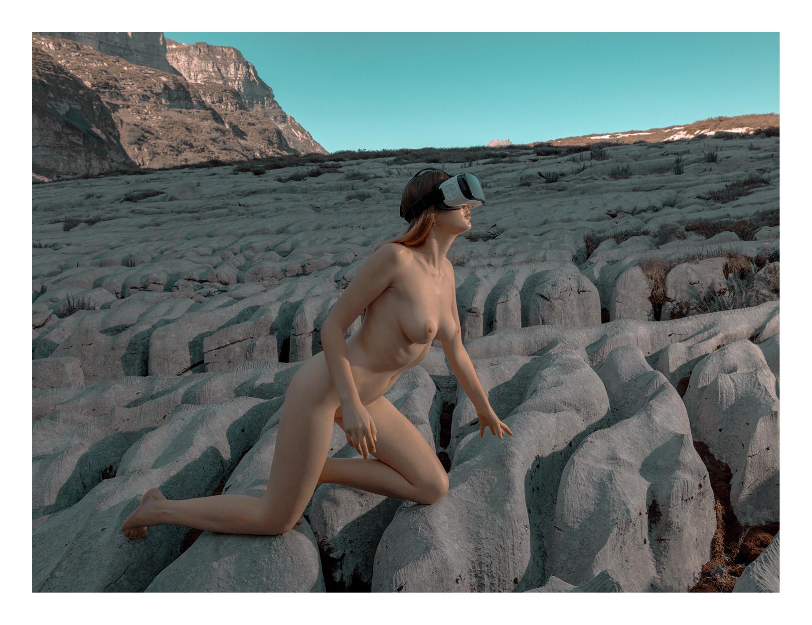 PHOTOGRAPH Landscape Women Metaverse Artist Sebastian Magnani 2023