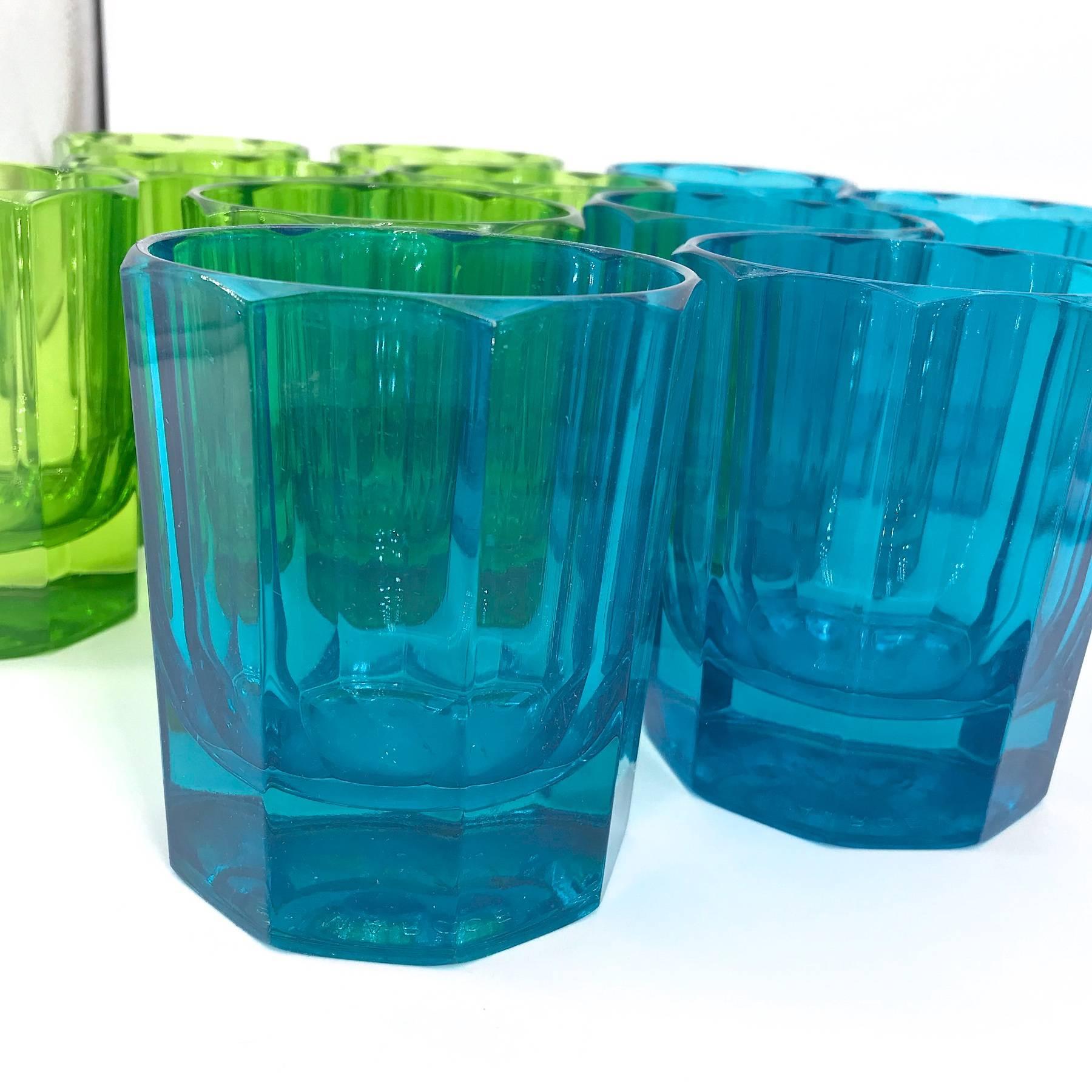 Sebastian Marcen Facettierte farbige Glas Highball Whiskey Gläser Becher:: 11 (Spanisch)