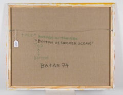 Bottom of Summer Oceans, Abstract Surrealist Painting